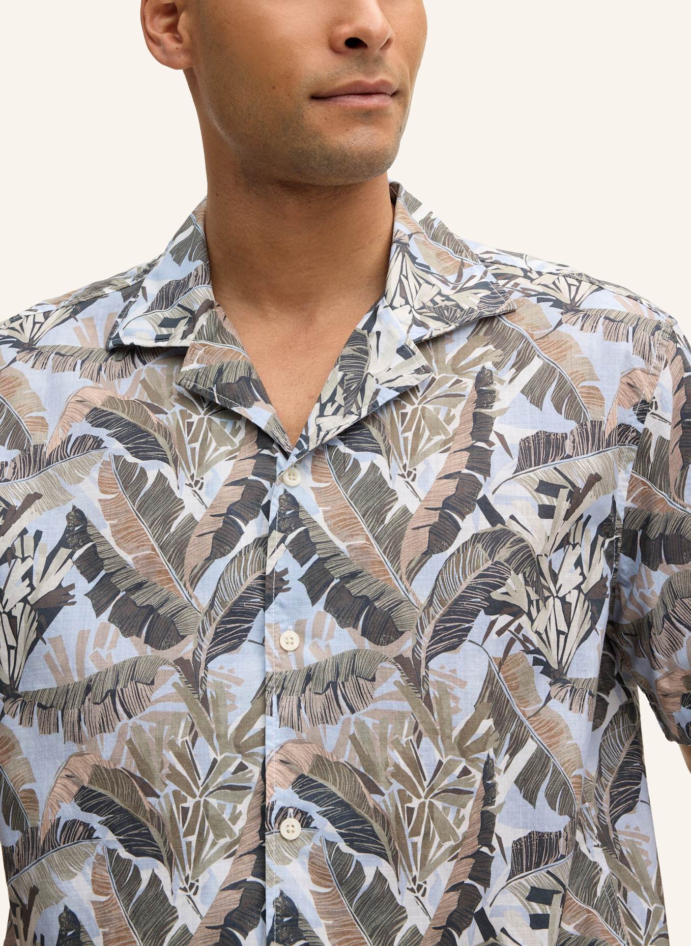 JOOP! JEANS Kurzarm-Hemd Regular Fit: HELLBLAU