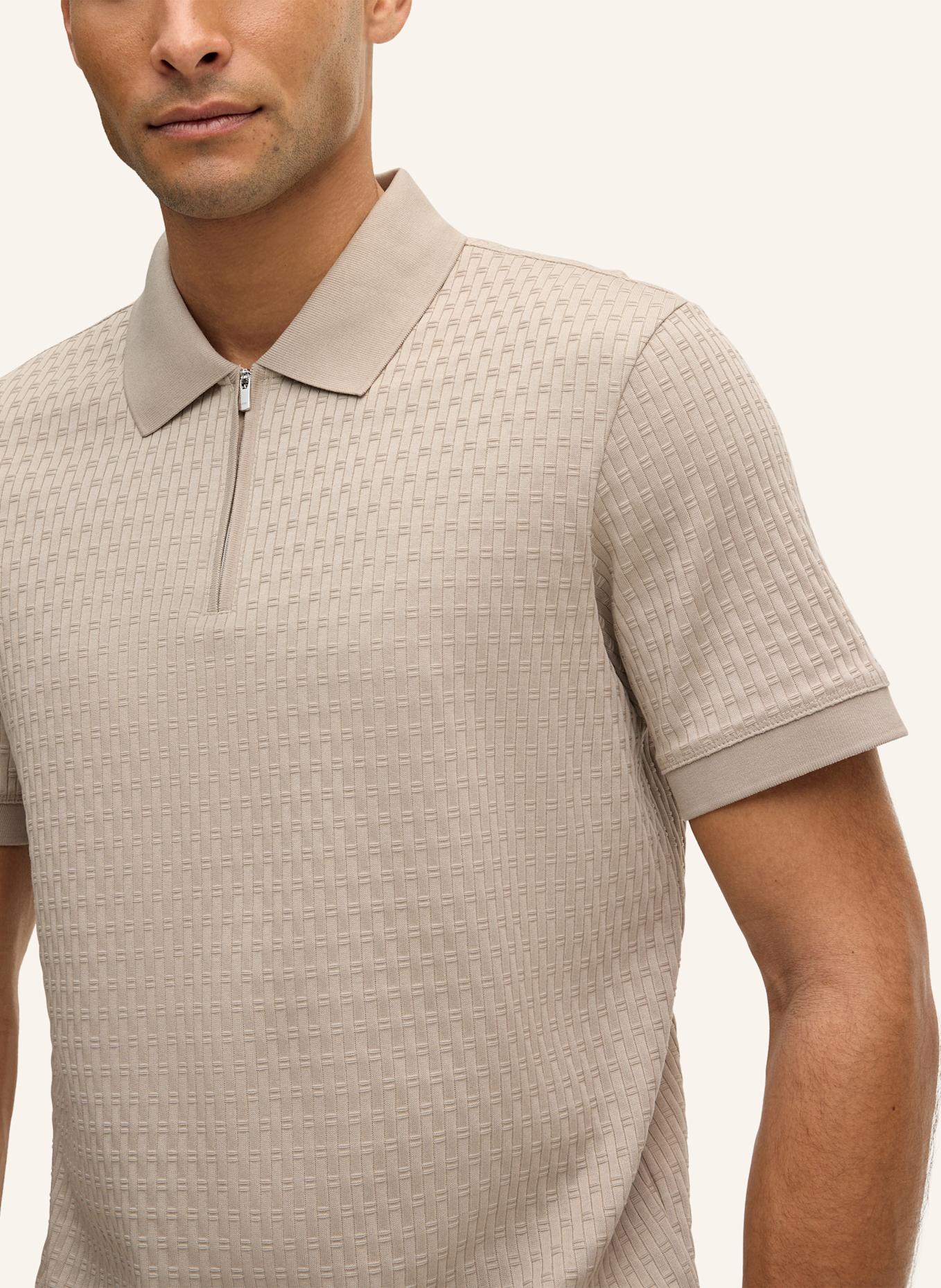JOOP! Zip-Poloshirt Regular Fit: BEIGE