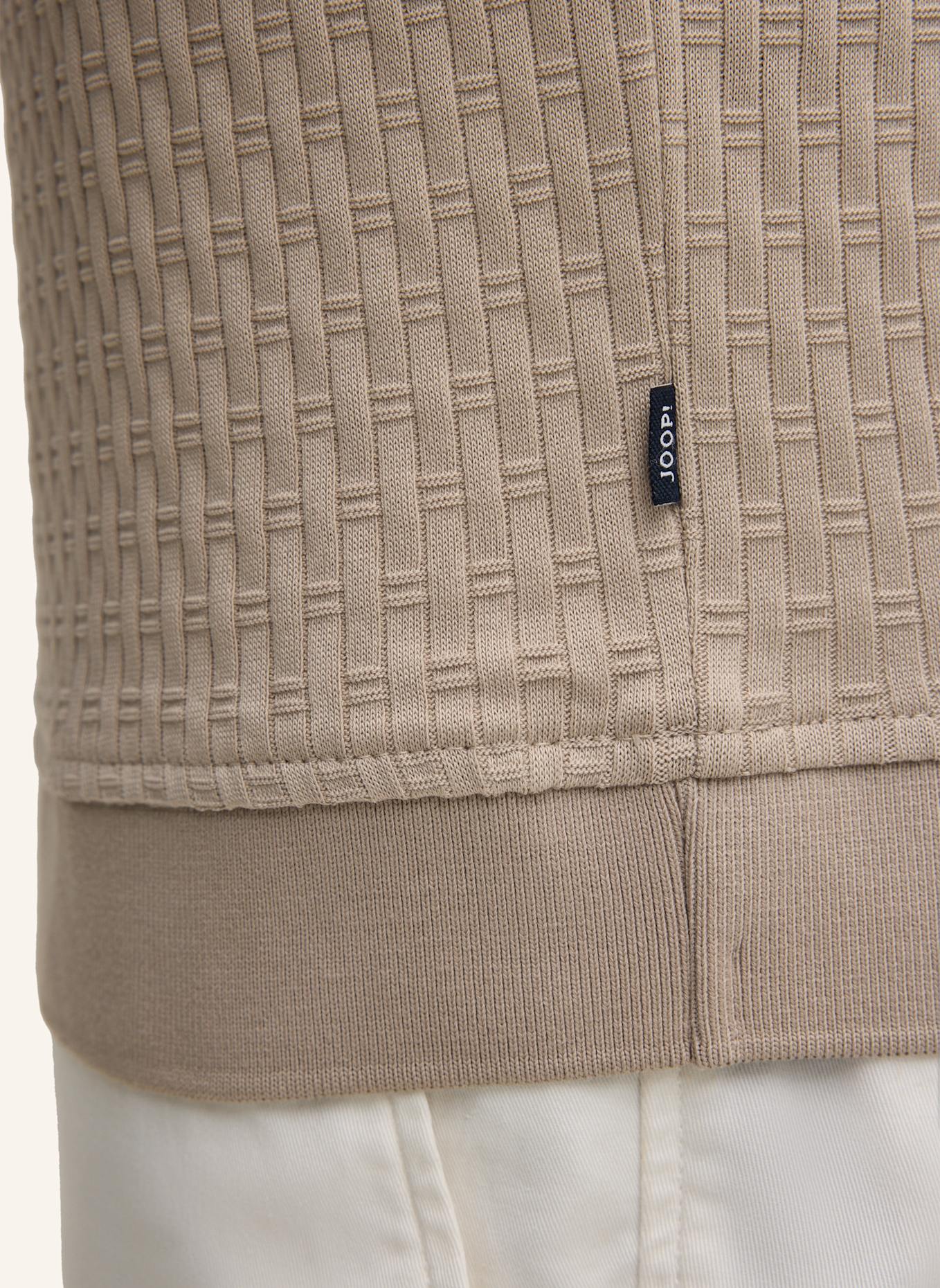 JOOP! Zip-Poloshirt Regular Fit: BEIGE