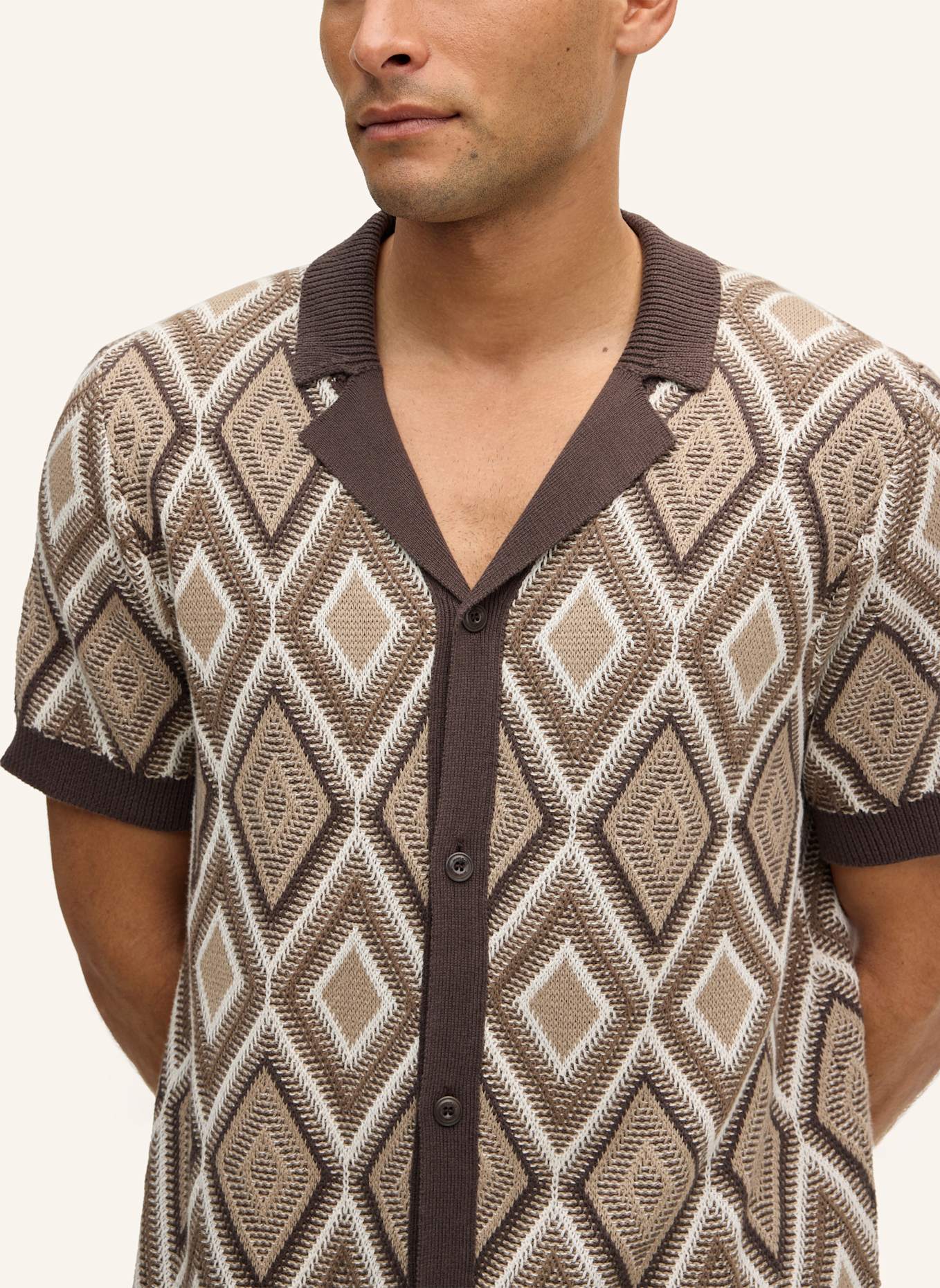 JOOP! JEANS Strickshirt Regular Fit: BRAUN