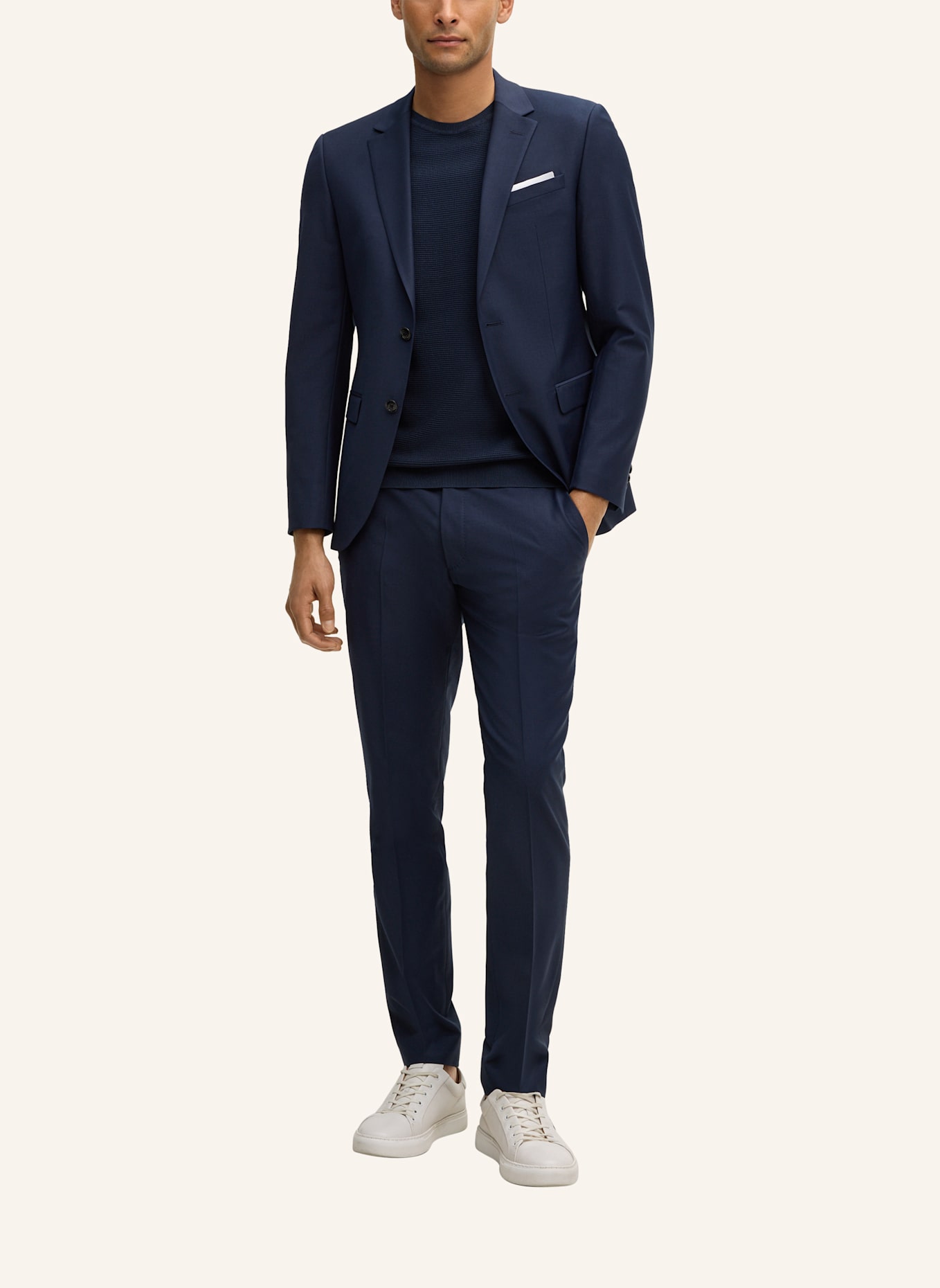 JOOP! Strickshirt: DUNKELBLAU