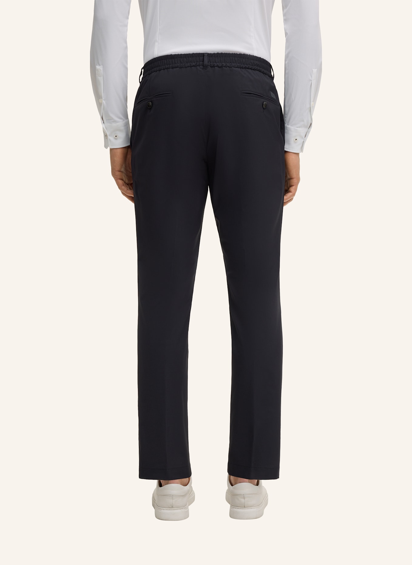 JOOP! Bundfaltenhose Regular Fit: DUNKELBLAU