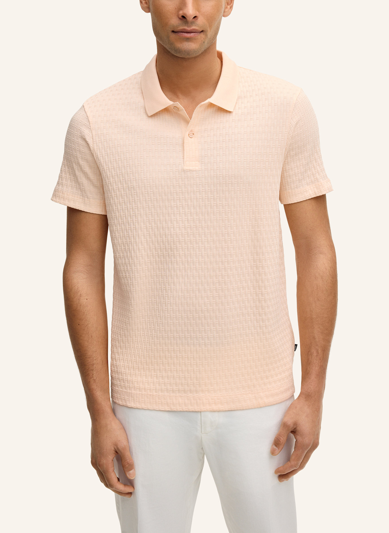 JOOP! Strick-Poloshirt JORGE: ORANGE