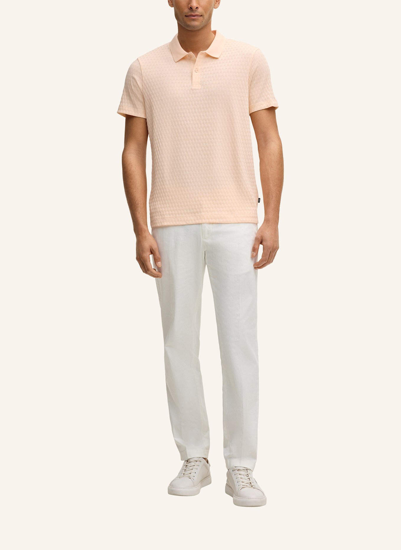 JOOP! Strick-Poloshirt JORGE: ORANGE