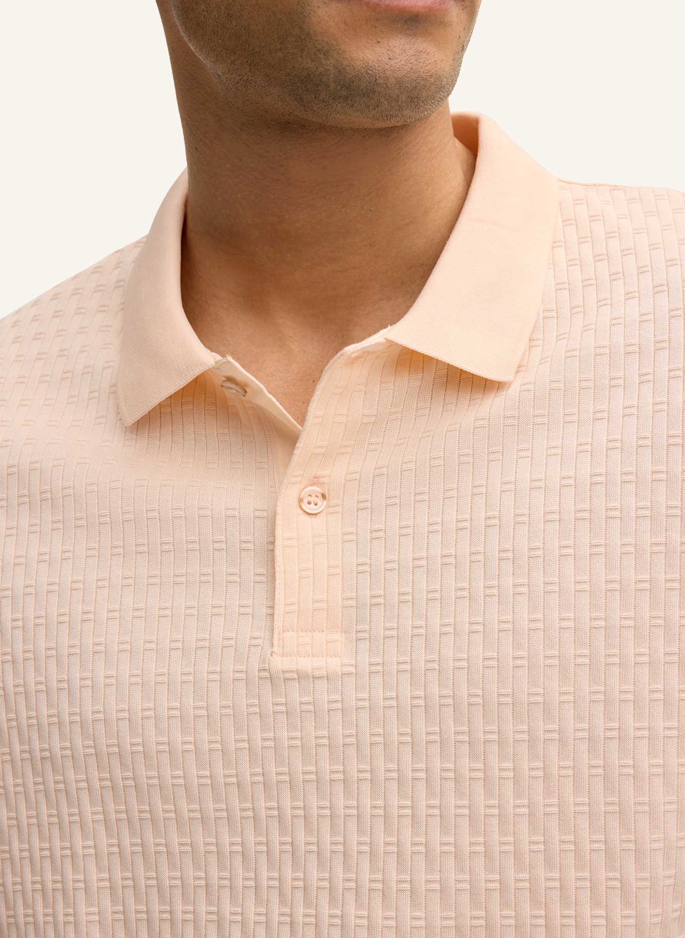 JOOP! Strick-Poloshirt JORGE: ORANGE