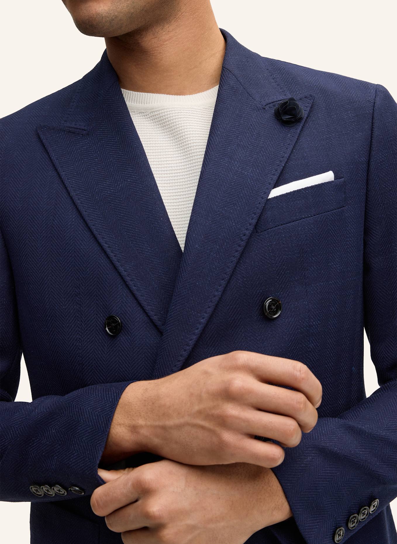 JOOP! Doppelreiher-Sakko Slim Fit: DUNKELBLAU