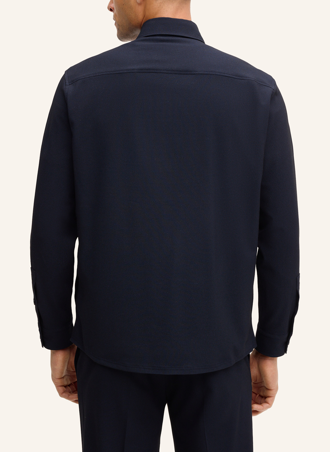 JOOP! Overshirt Regular Fit: DUNKELBLAU