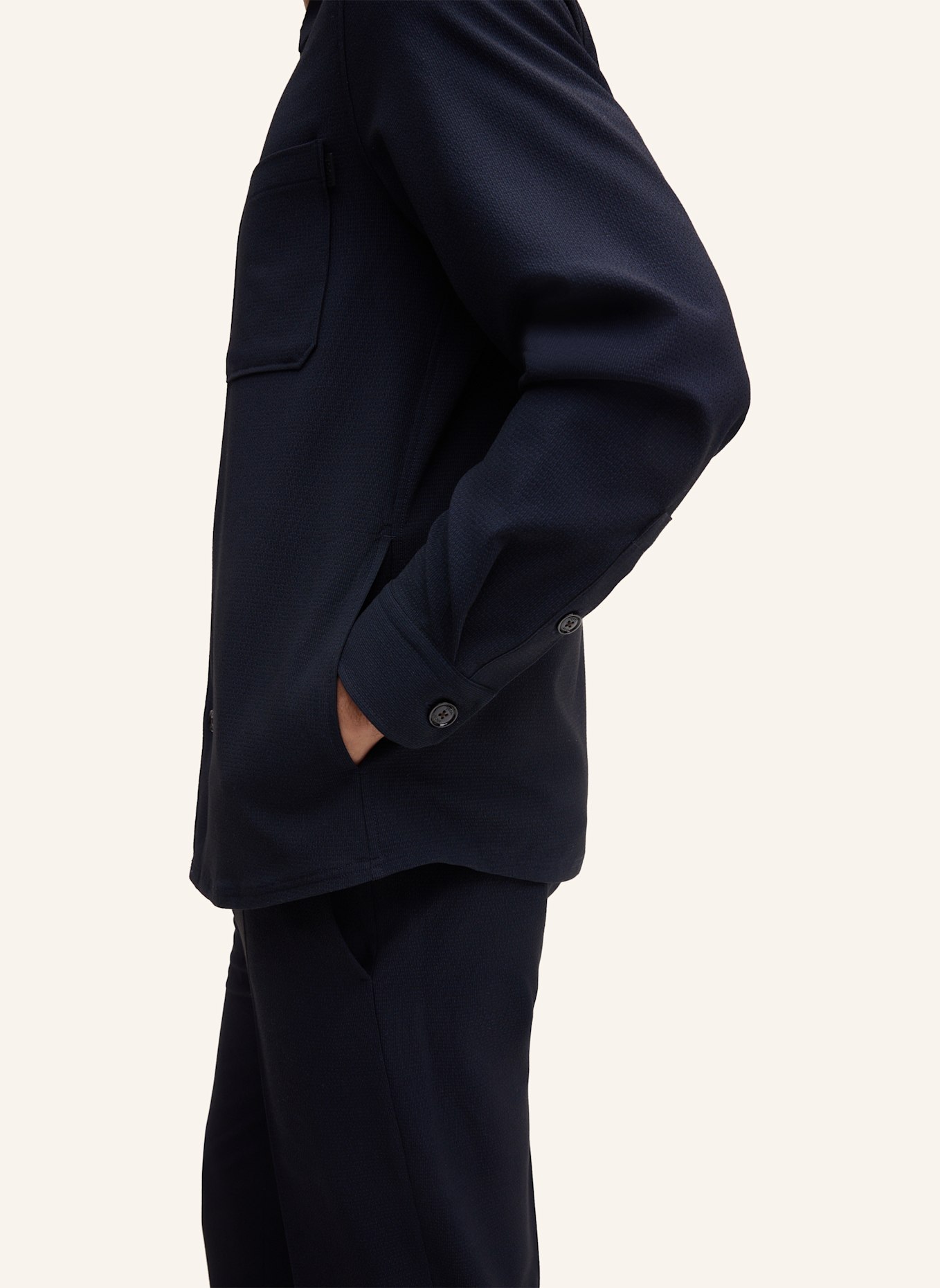 JOOP! Overshirt Regular Fit: DUNKELBLAU