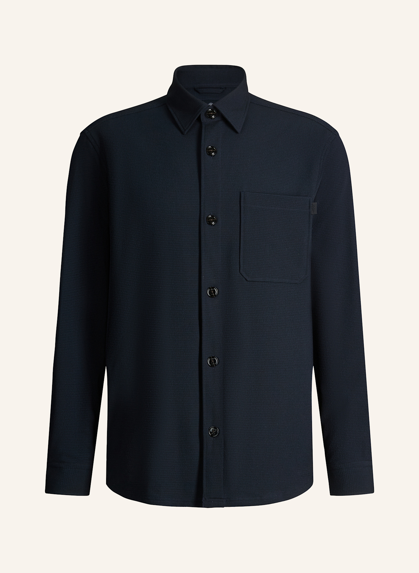 JOOP! Overshirt Regular Fit: DUNKELBLAU