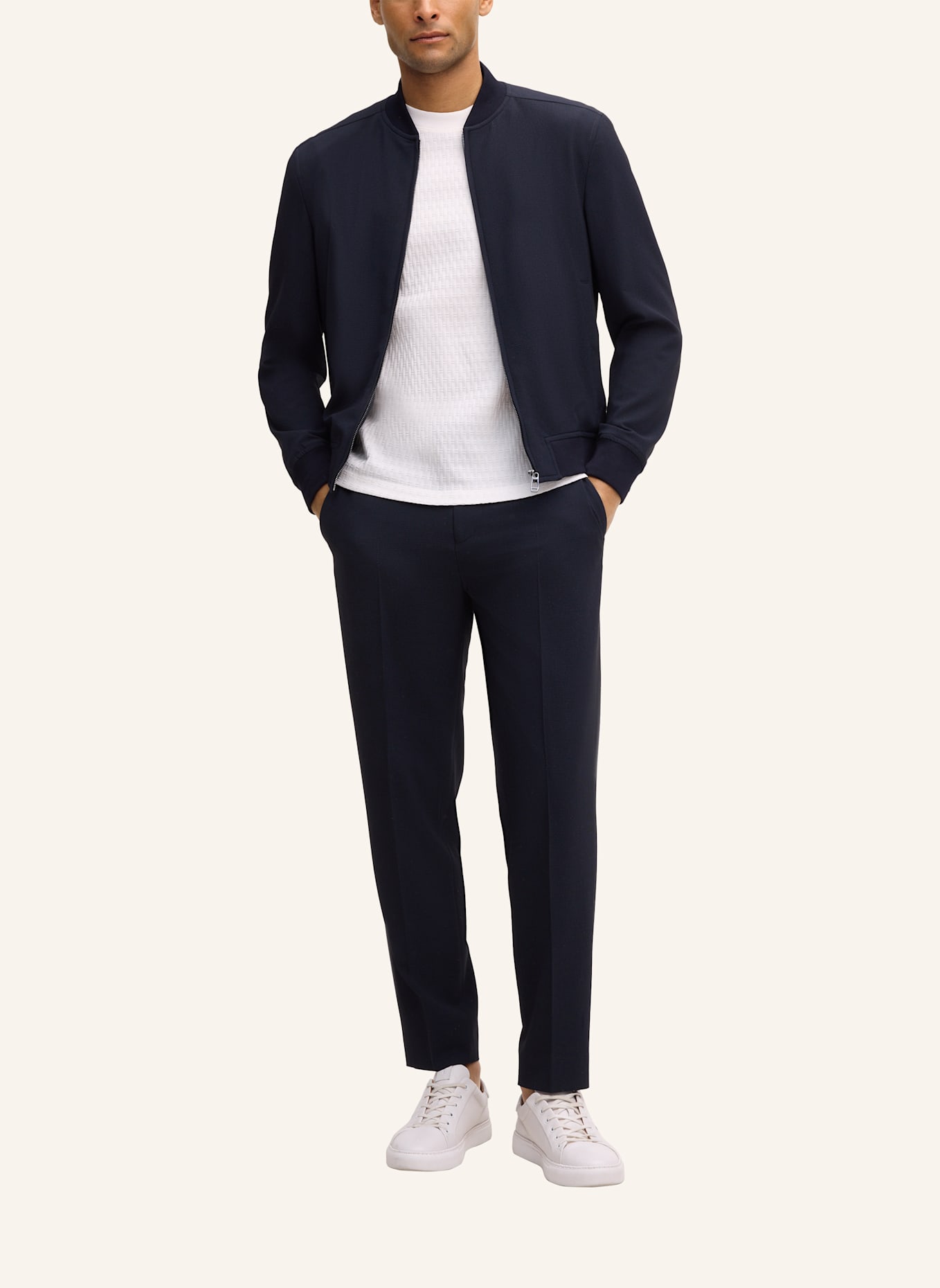 JOOP! Anzughose Regular Fit: DUNKELBLAU