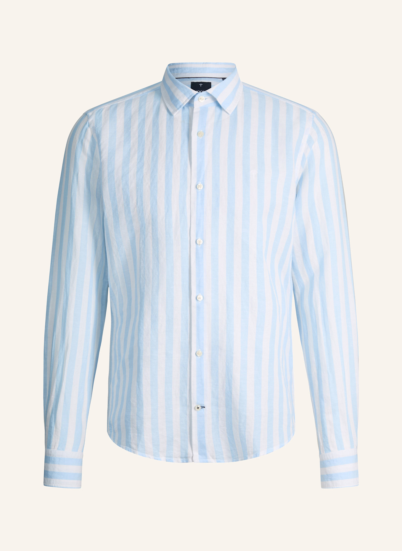 JOOP! Hemd PIT Slim Fit mit Leinen: HELLBLAU