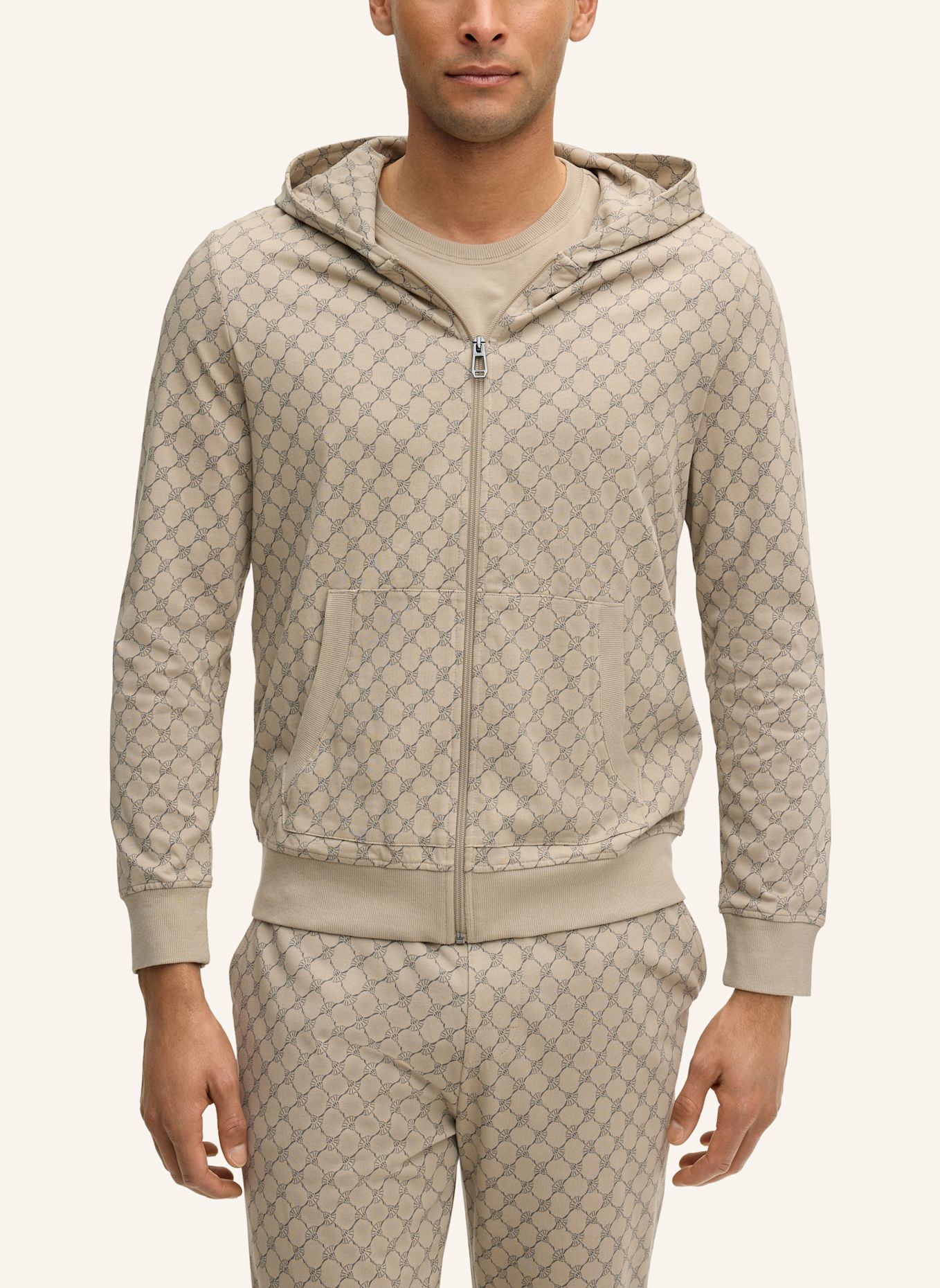 JOOP! Hoodie-Sweatjacke: BEIGE