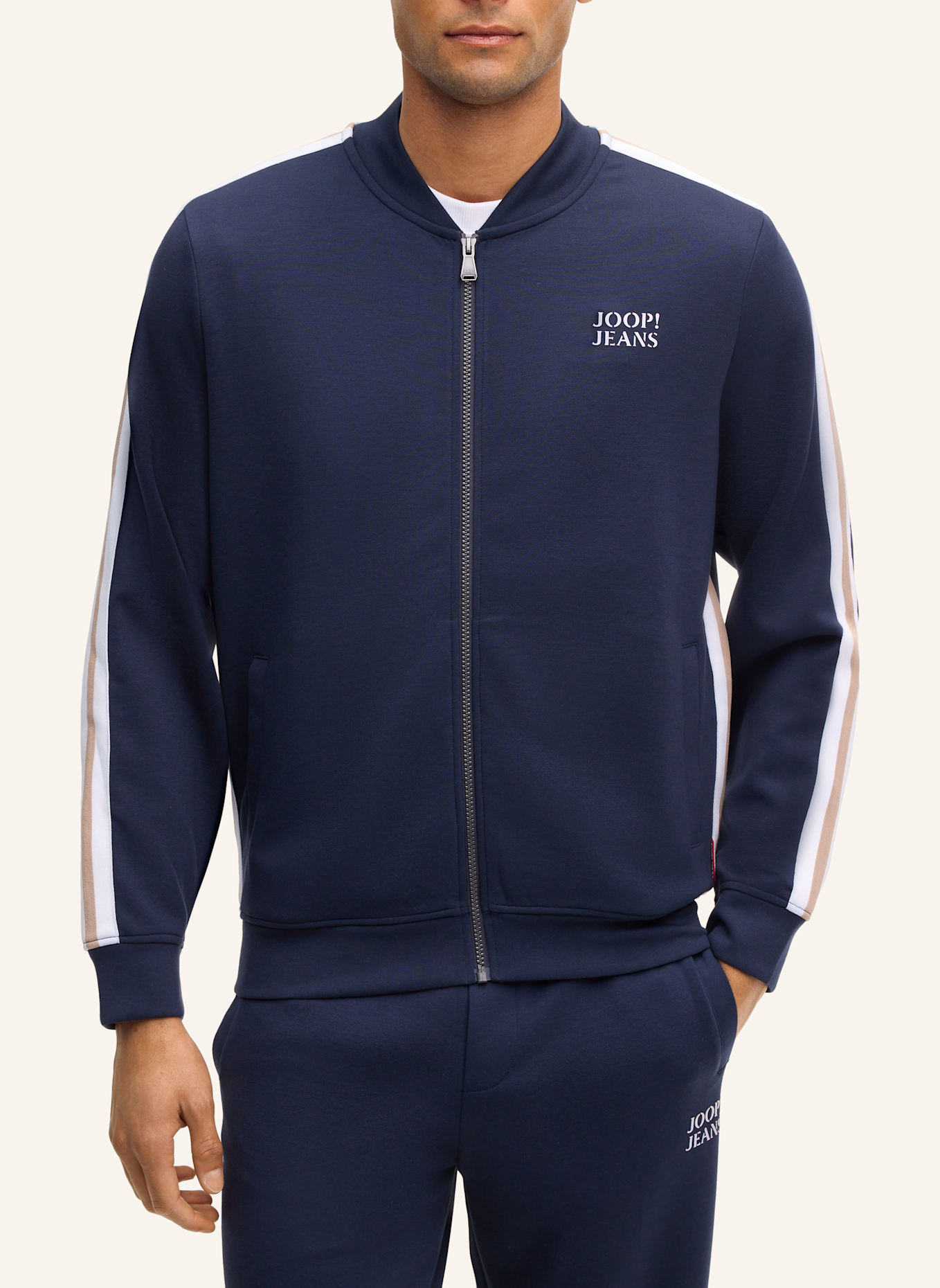 JOOP! JEANS Sweatjacke: DUNKELBLAU