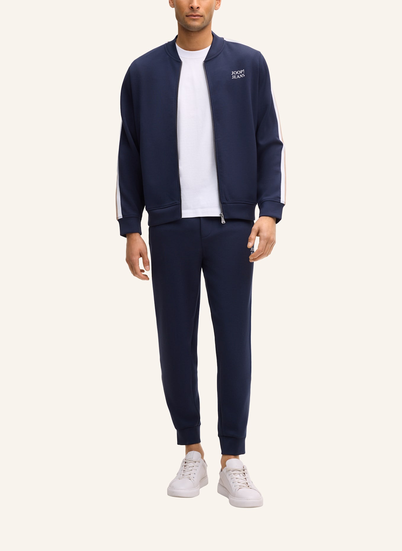 JOOP! JEANS Sweatjacke: DUNKELBLAU