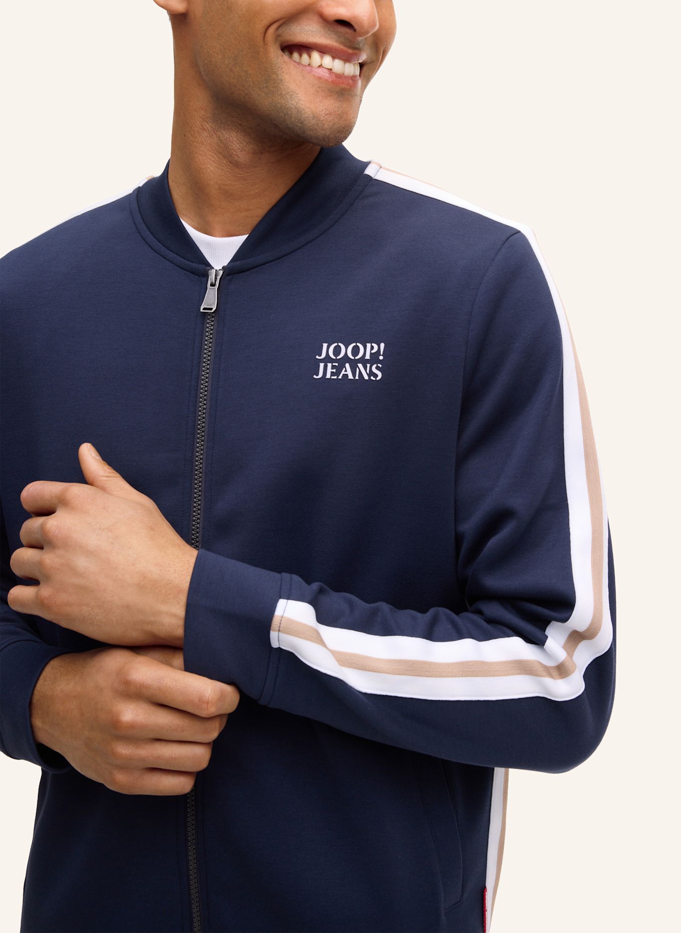 JOOP! JEANS Sweatjacke: DUNKELBLAU