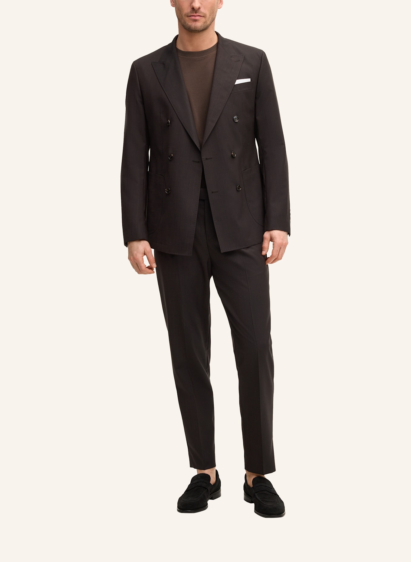 JOOP! Anzug Slim Fit: DUNKELBRAUN