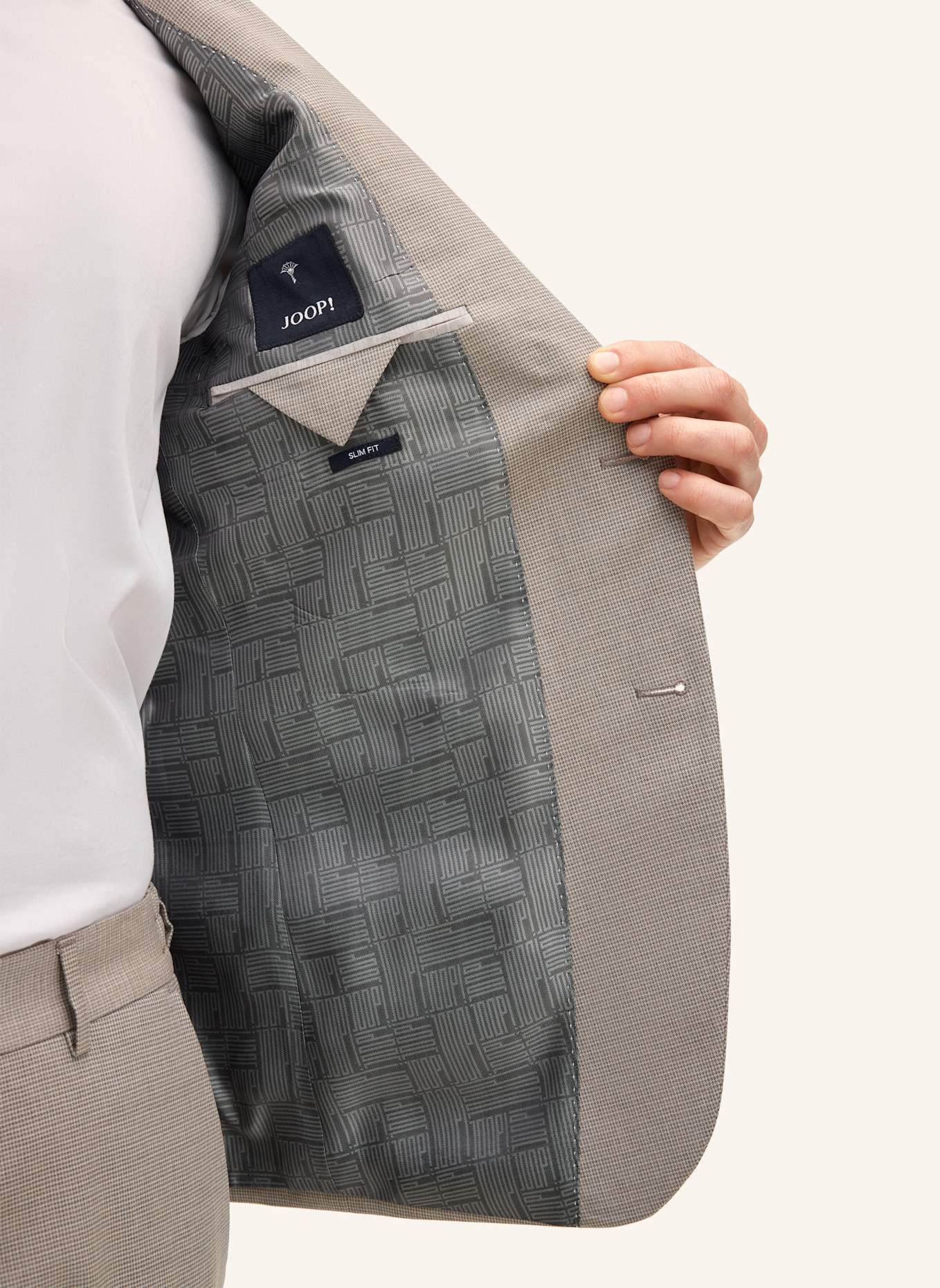 JOOP! Baukasten Sakko Regular Fit: BEIGE