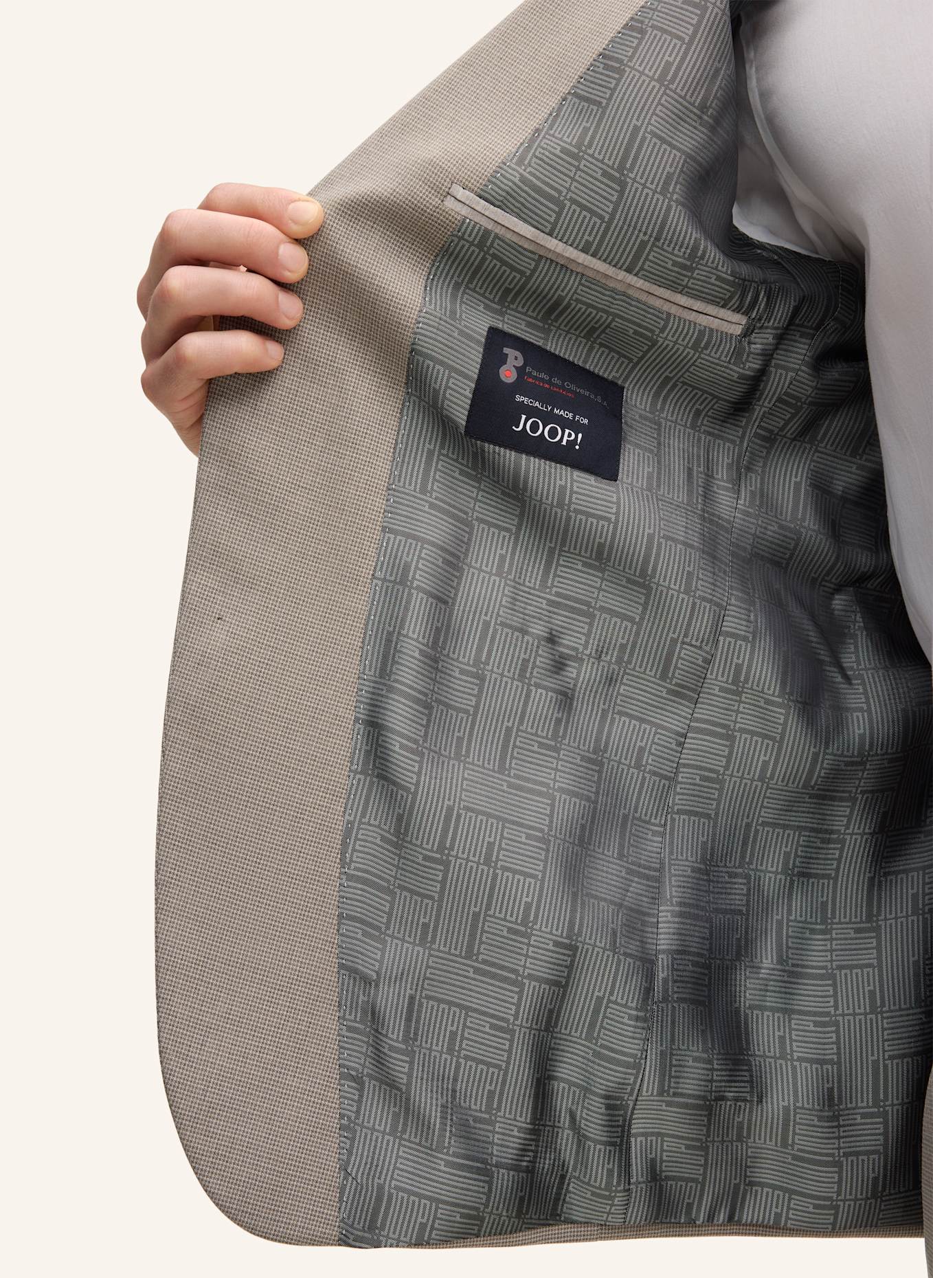 JOOP! Baukasten Sakko Regular Fit: BEIGE