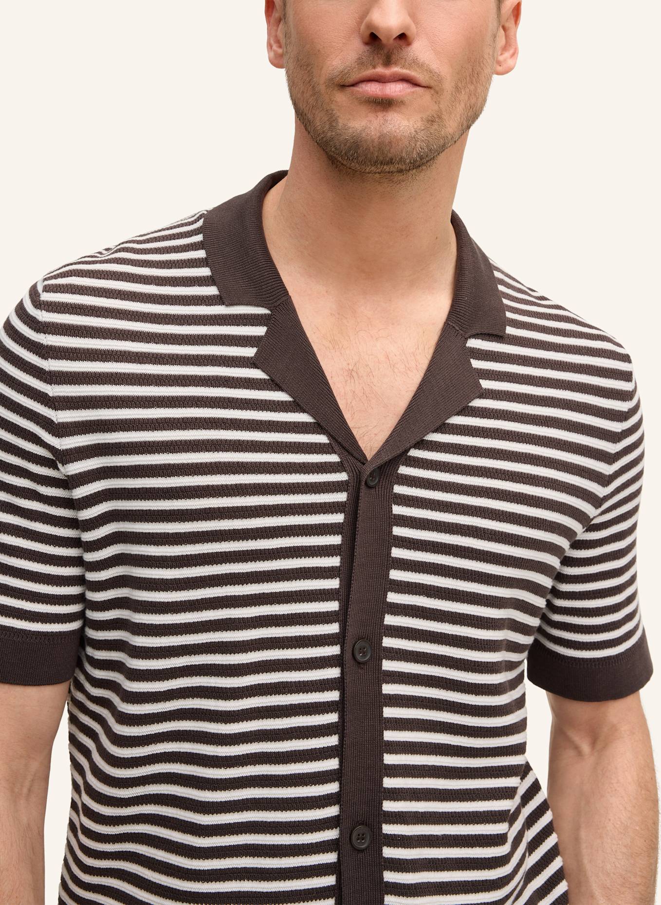 JOOP! Strickshirt: DUNKELBRAUN