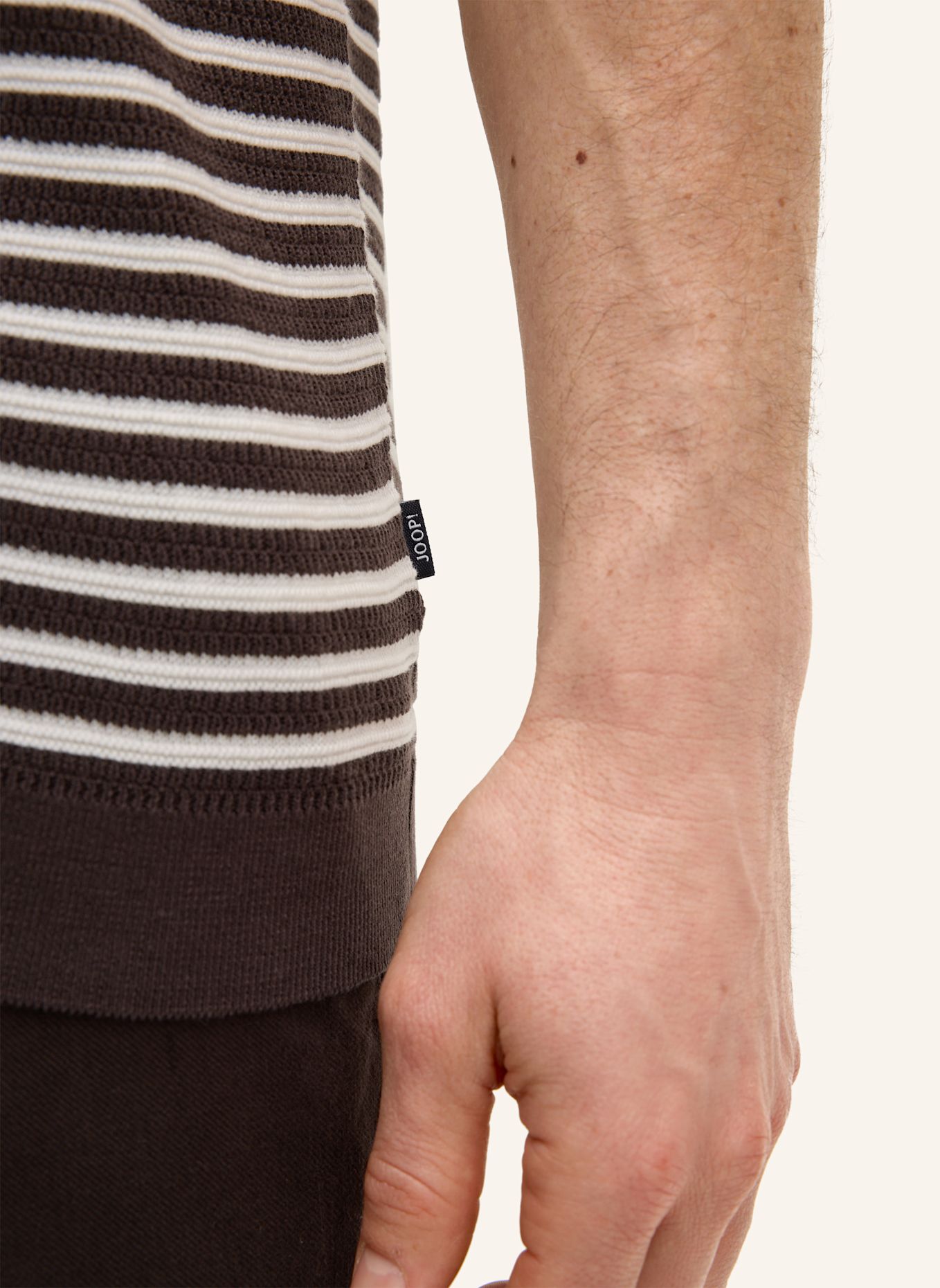 JOOP! Strickshirt: DUNKELBRAUN