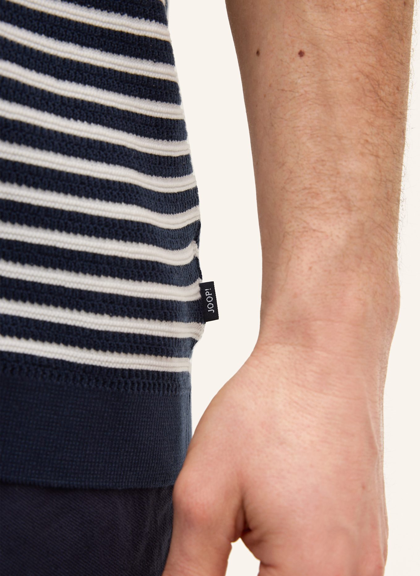 JOOP! Strickshirt: DUNKELBLAU