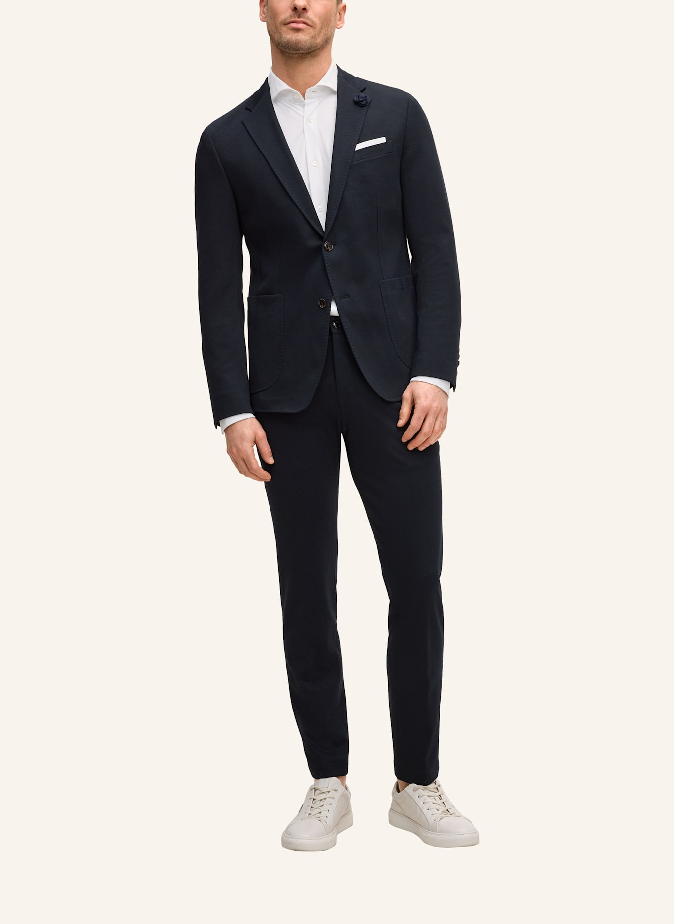 JOOP! Anzughose SAKE im Jogging-Stil Slim Fit: DUNKELBLAU