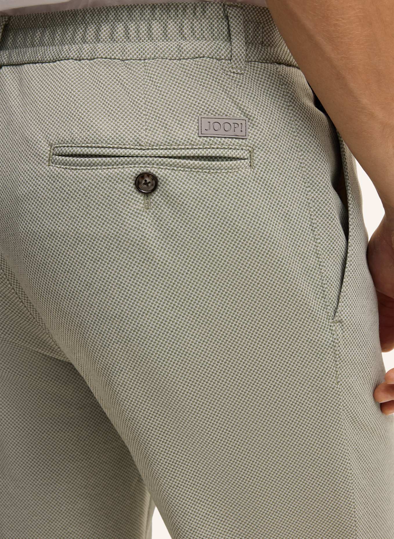 JOOP! Bundfaltenhose Regular Fit: GRÜN