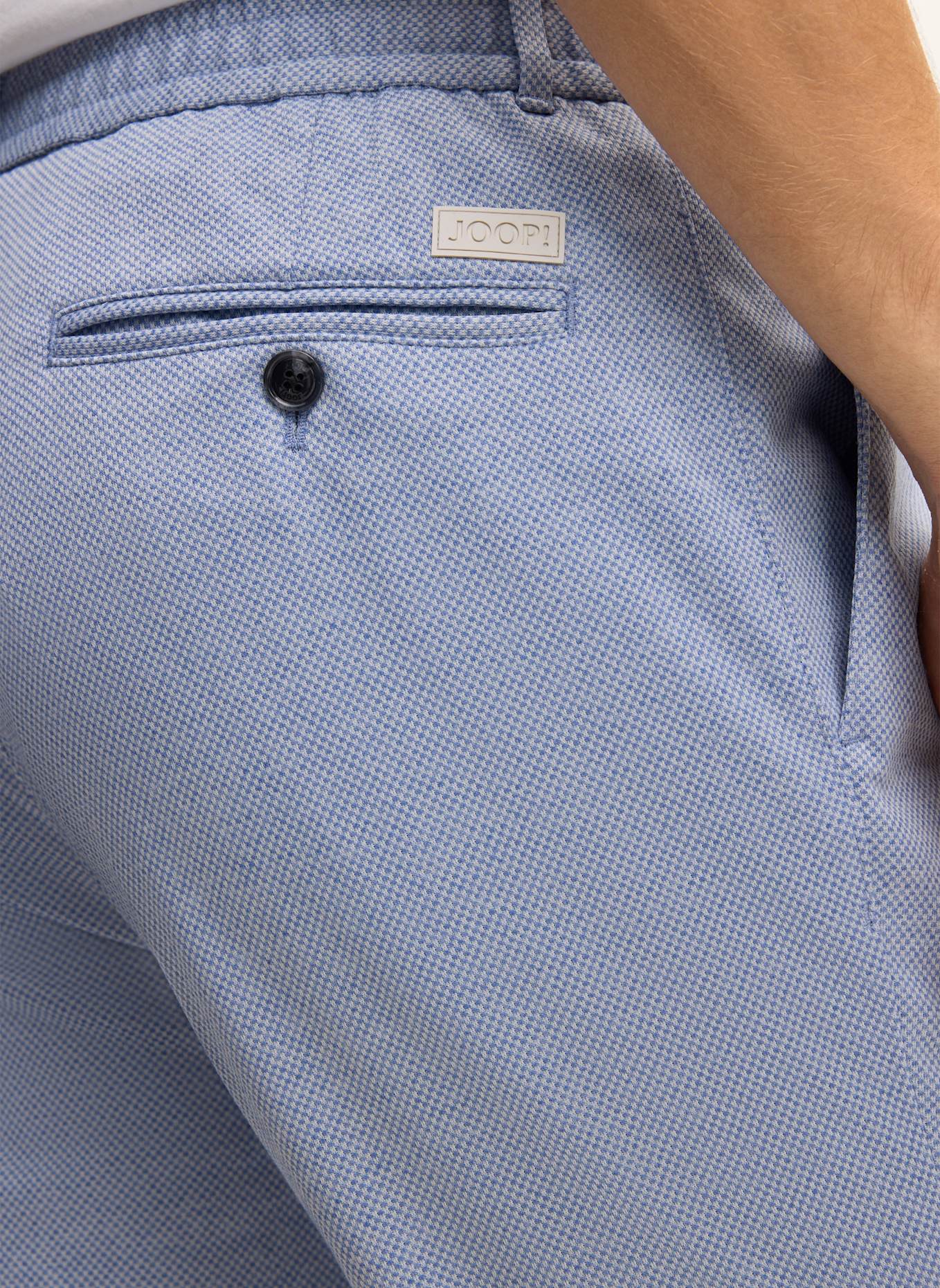 JOOP! Bundfaltenhose Regular Fit: HELLBLAU