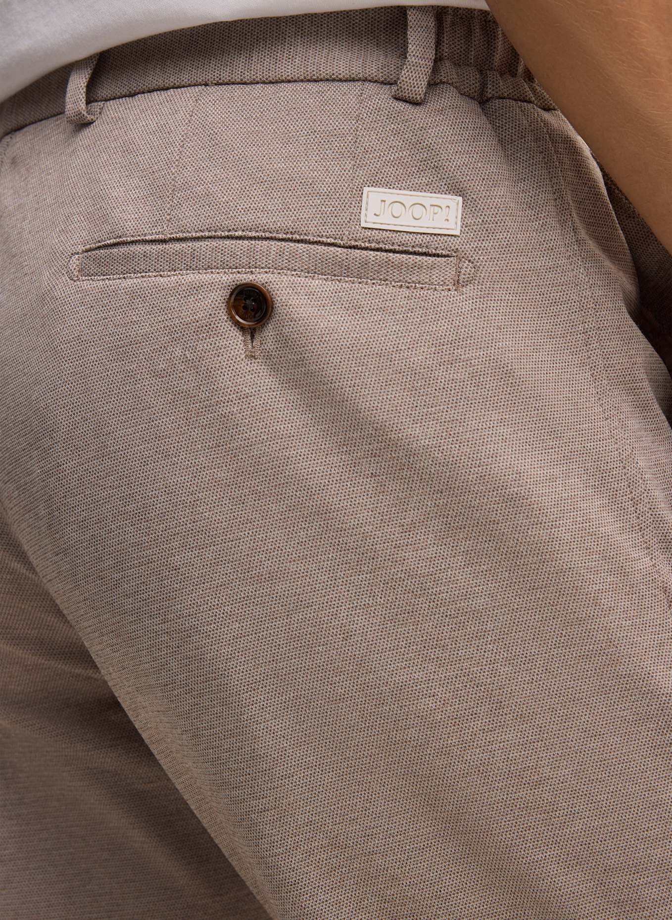 JOOP! Anzughose SAKE im Jogging-Stil Slim Fit: BEIGE