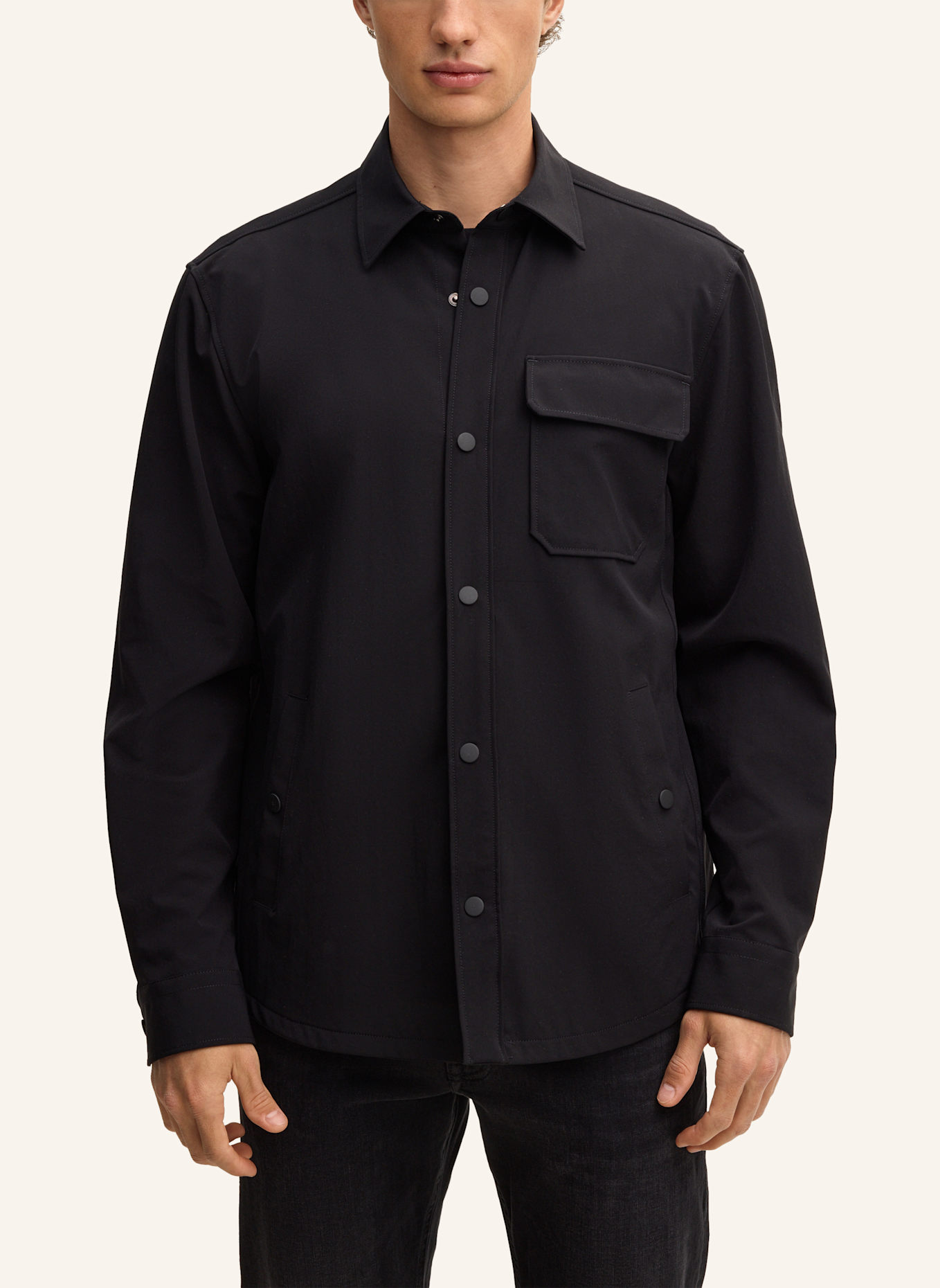 JOOP! Overshirt Slim Fit: SCHWARZ