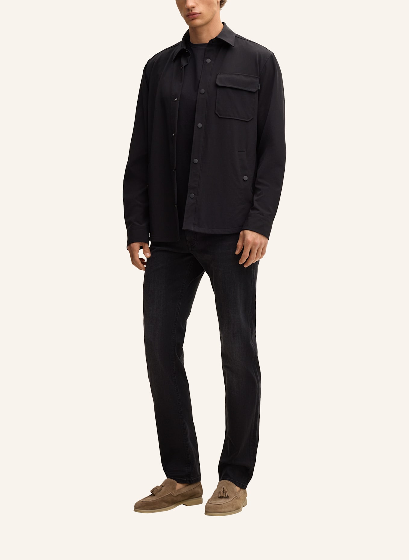 JOOP! Overshirt Slim Fit: SCHWARZ