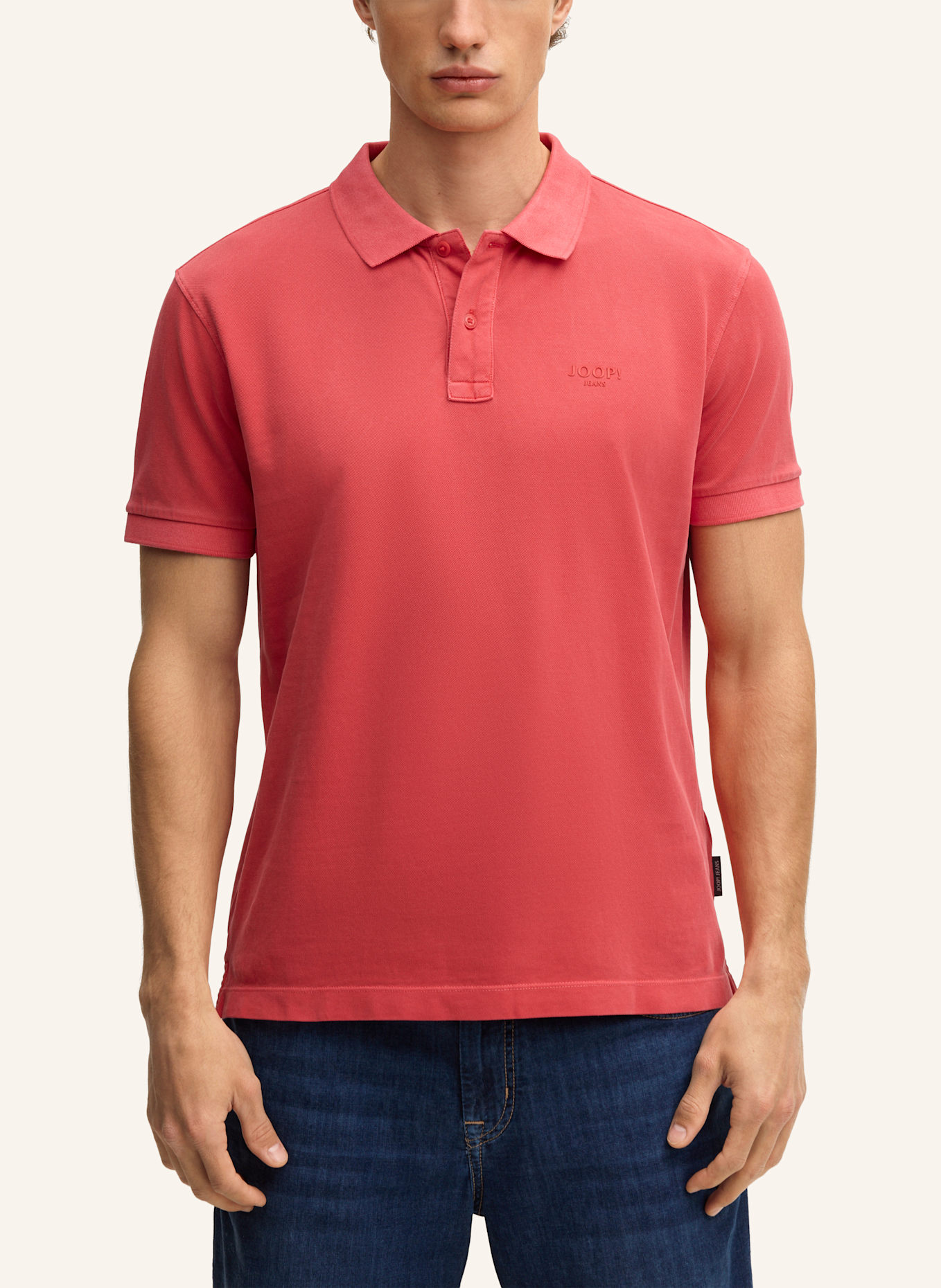 JOOP! JEANS Piqué-Poloshirt AMBROSIAN: ROT