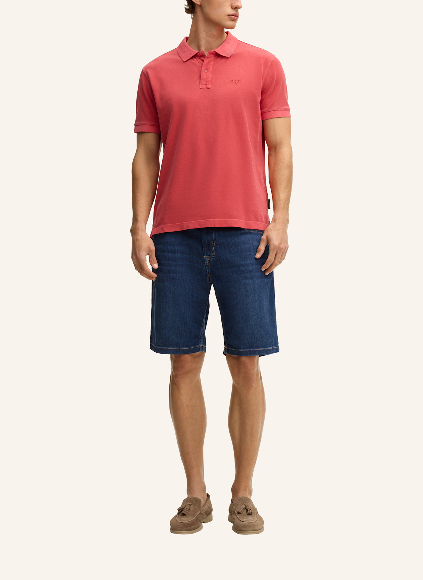 JOOP! JEANS Piqué-Poloshirt AMBROSIAN: ROT