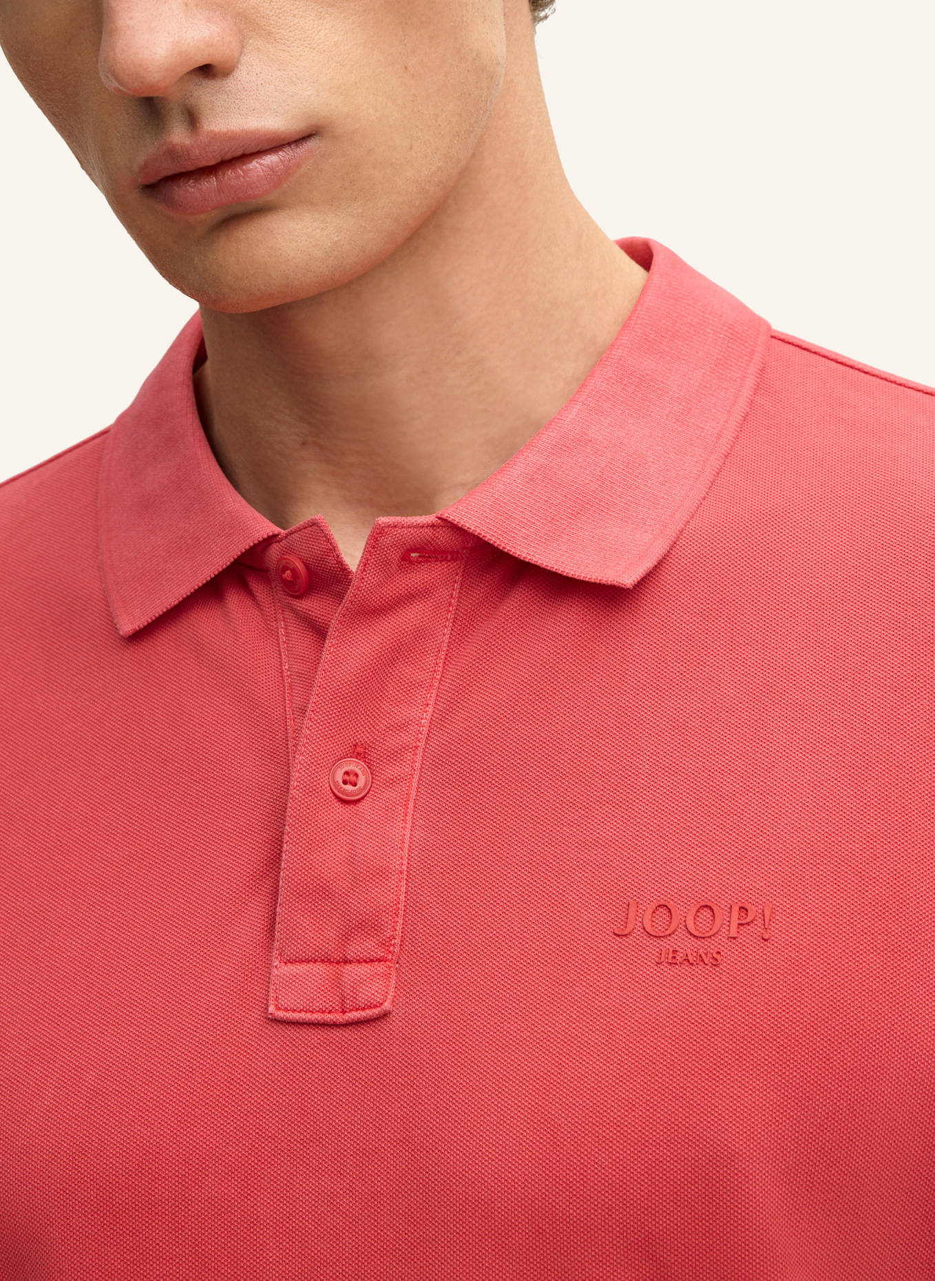 JOOP! JEANS Piqué-Poloshirt AMBROSIAN: ROT