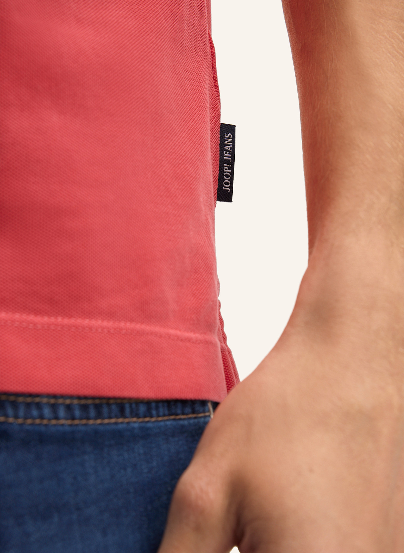 JOOP! JEANS Piqué-Poloshirt AMBROSIAN: ROT