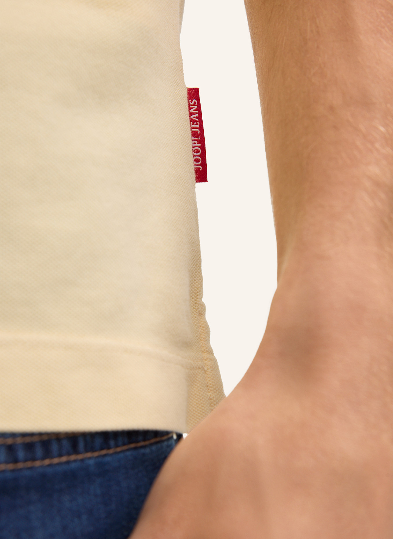 JOOP! JEANS Piqué-Poloshirt AMBROSIAN: HELLGELB