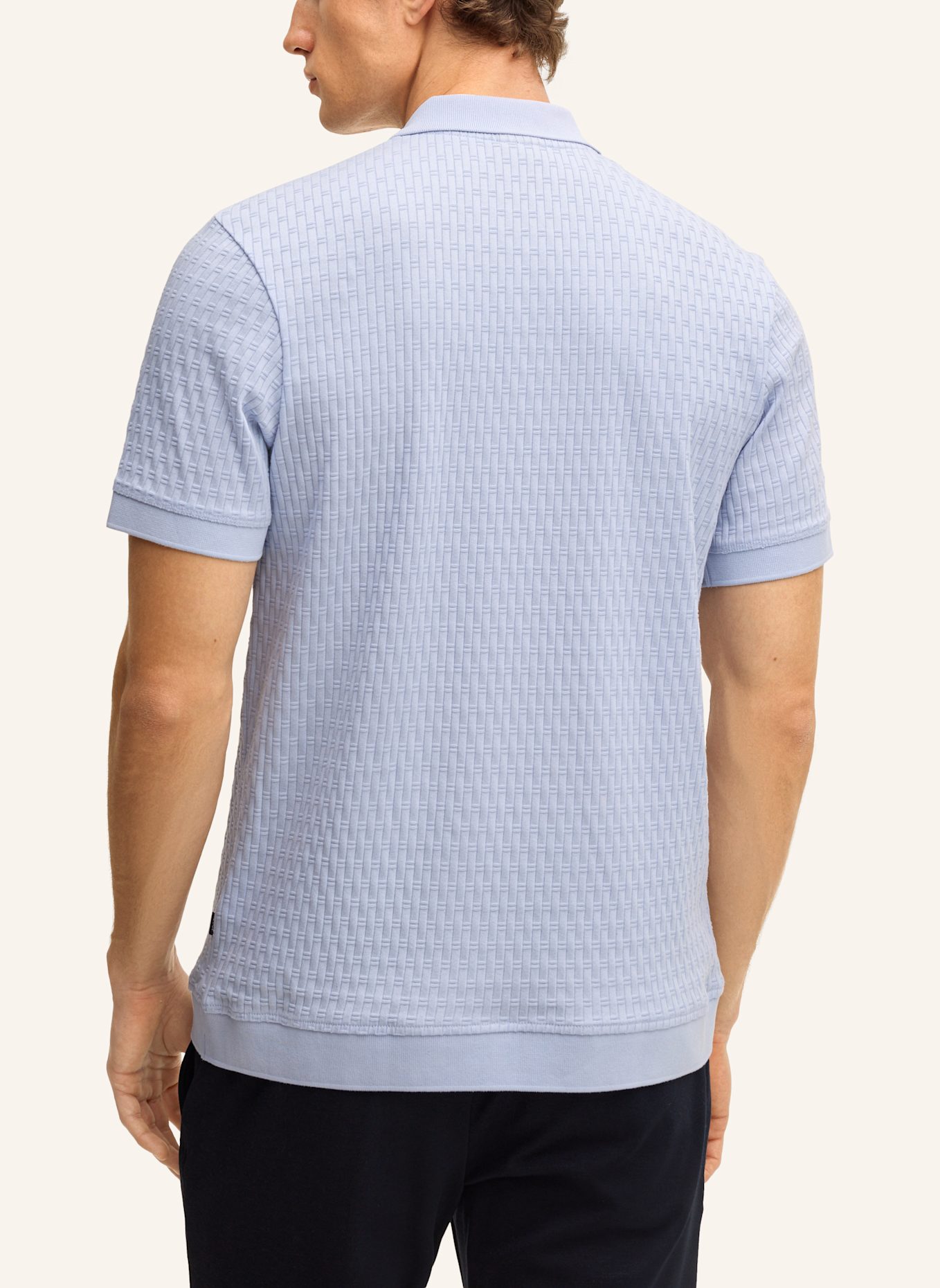 JOOP! Zip-Poloshirt Regular Fit: HELLBLAU