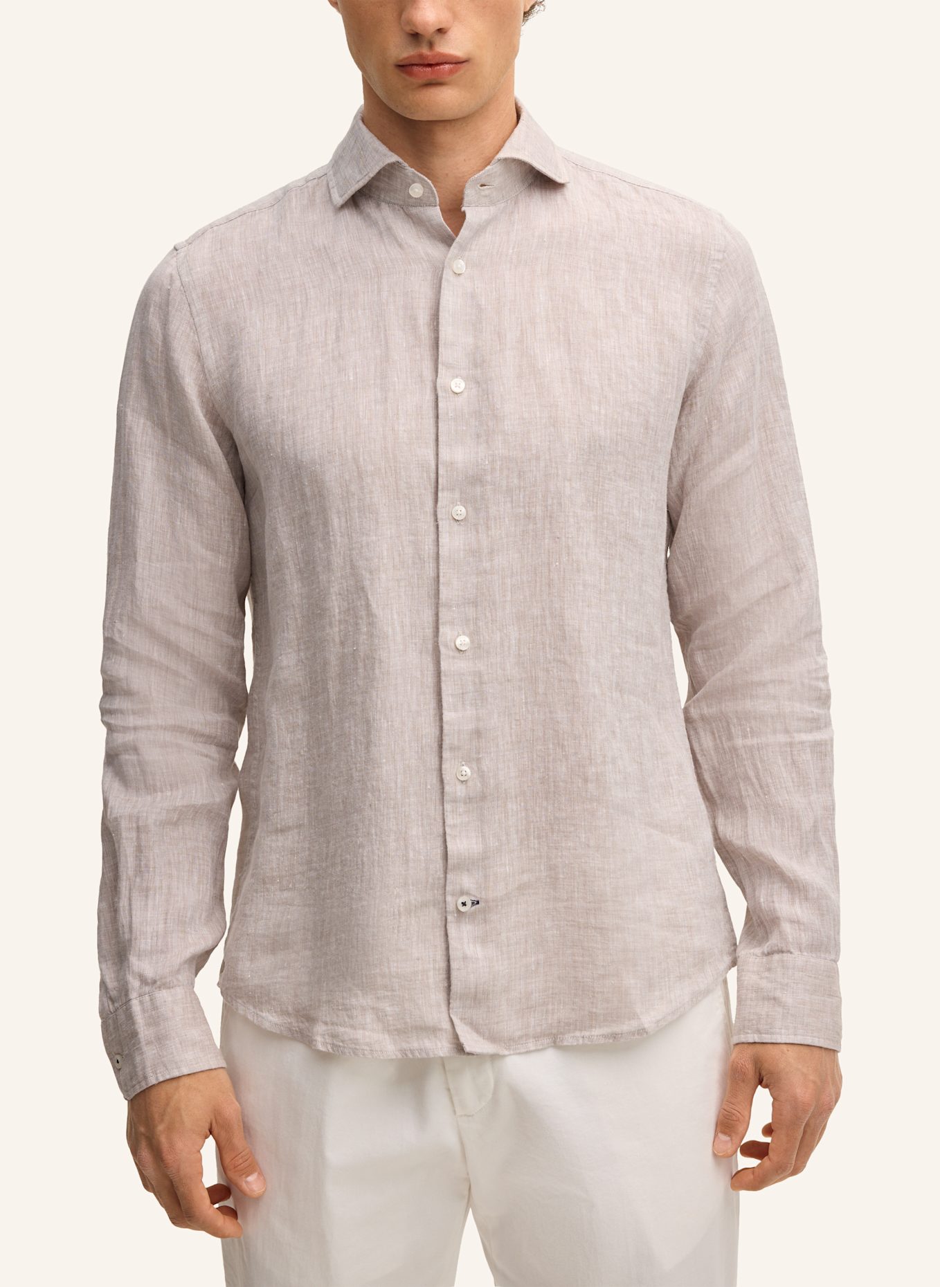 JOOP! Business-Hemd Slim Fit: BEIGE