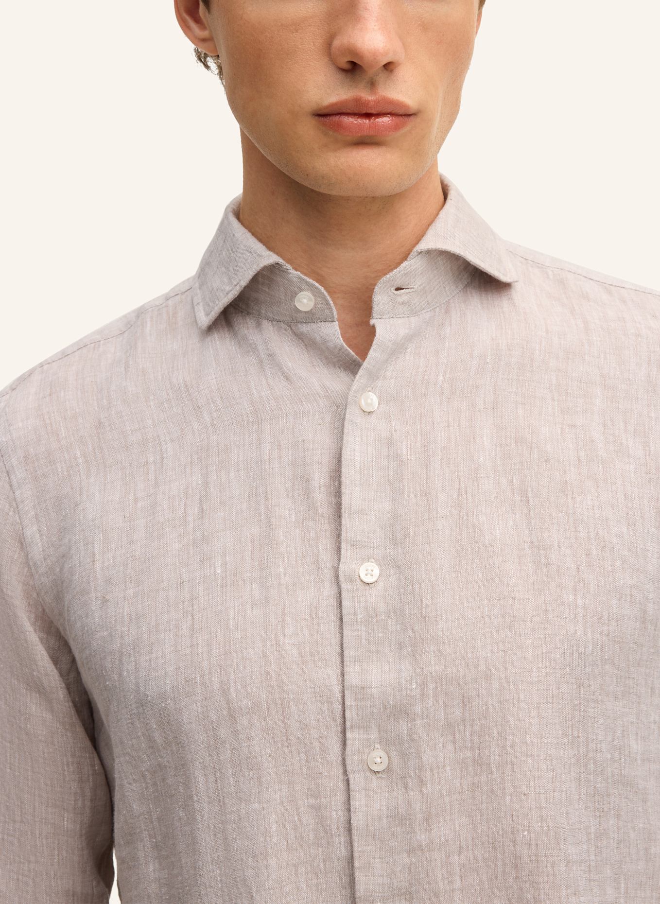 JOOP! Business-Hemd Slim Fit: BEIGE