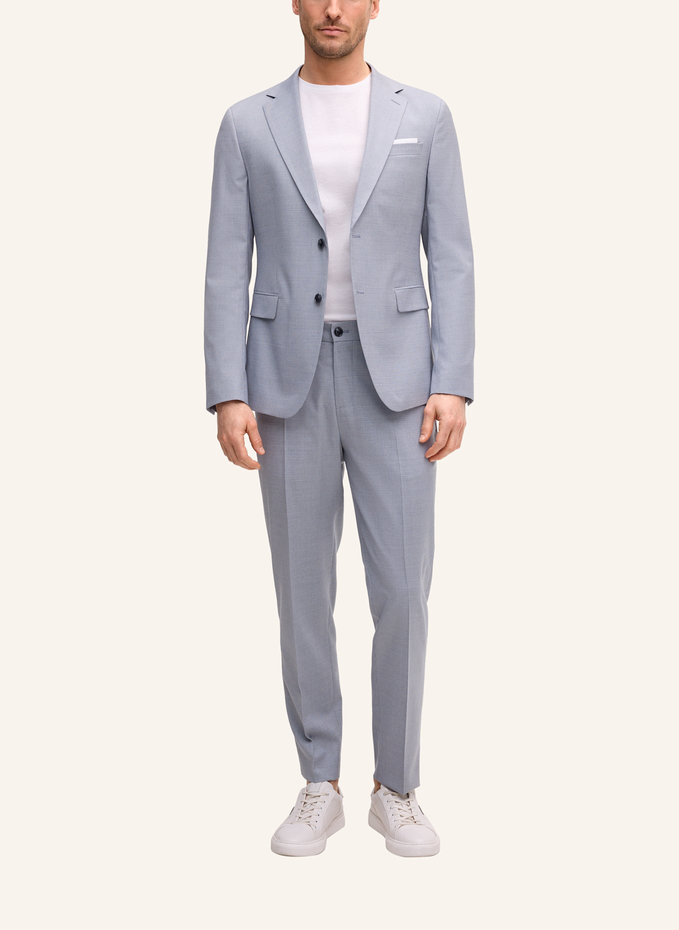 JOOP! Baukasten Anzughose Regular Fit: HELLBLAU