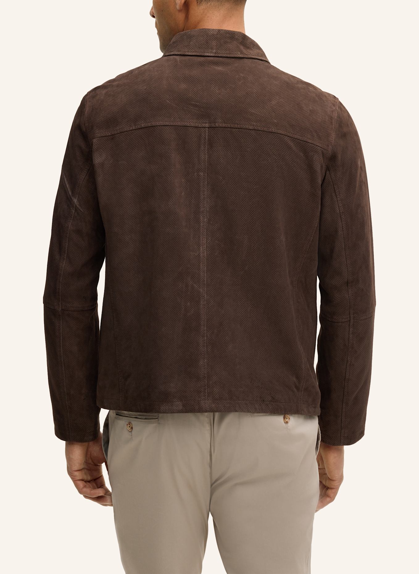 JOOP! Lederjacke: DUNKELBRAUN