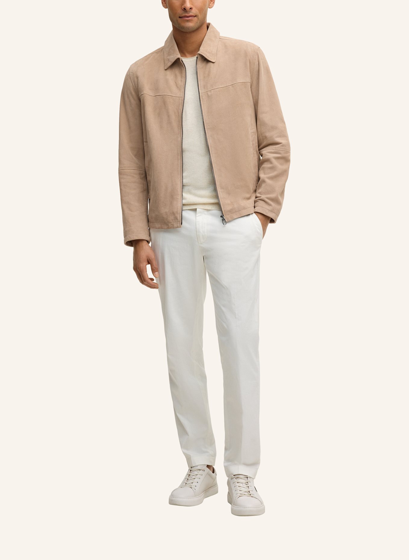 JOOP! Lederjacke: BEIGE