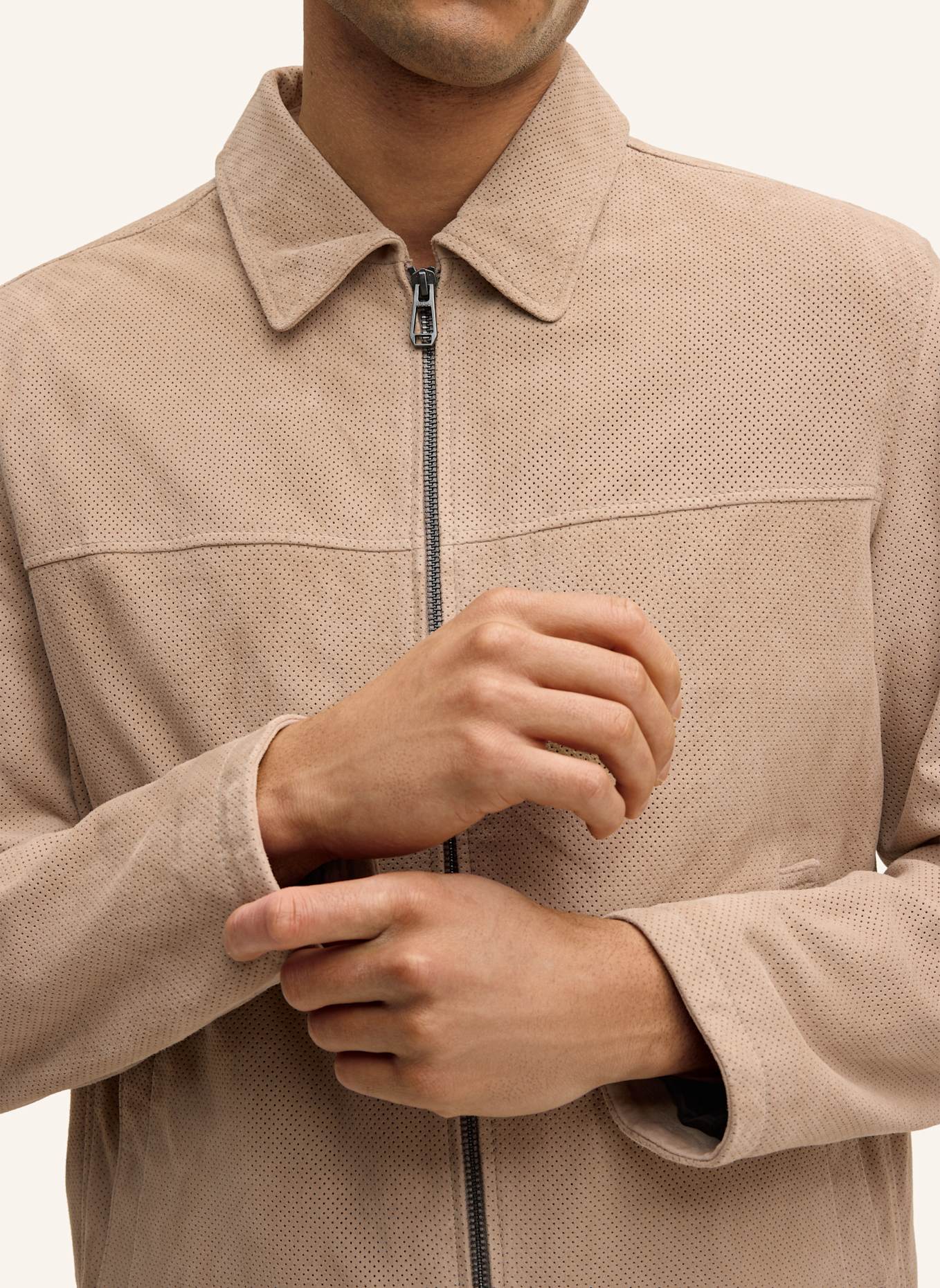 JOOP! Lederjacke: BEIGE