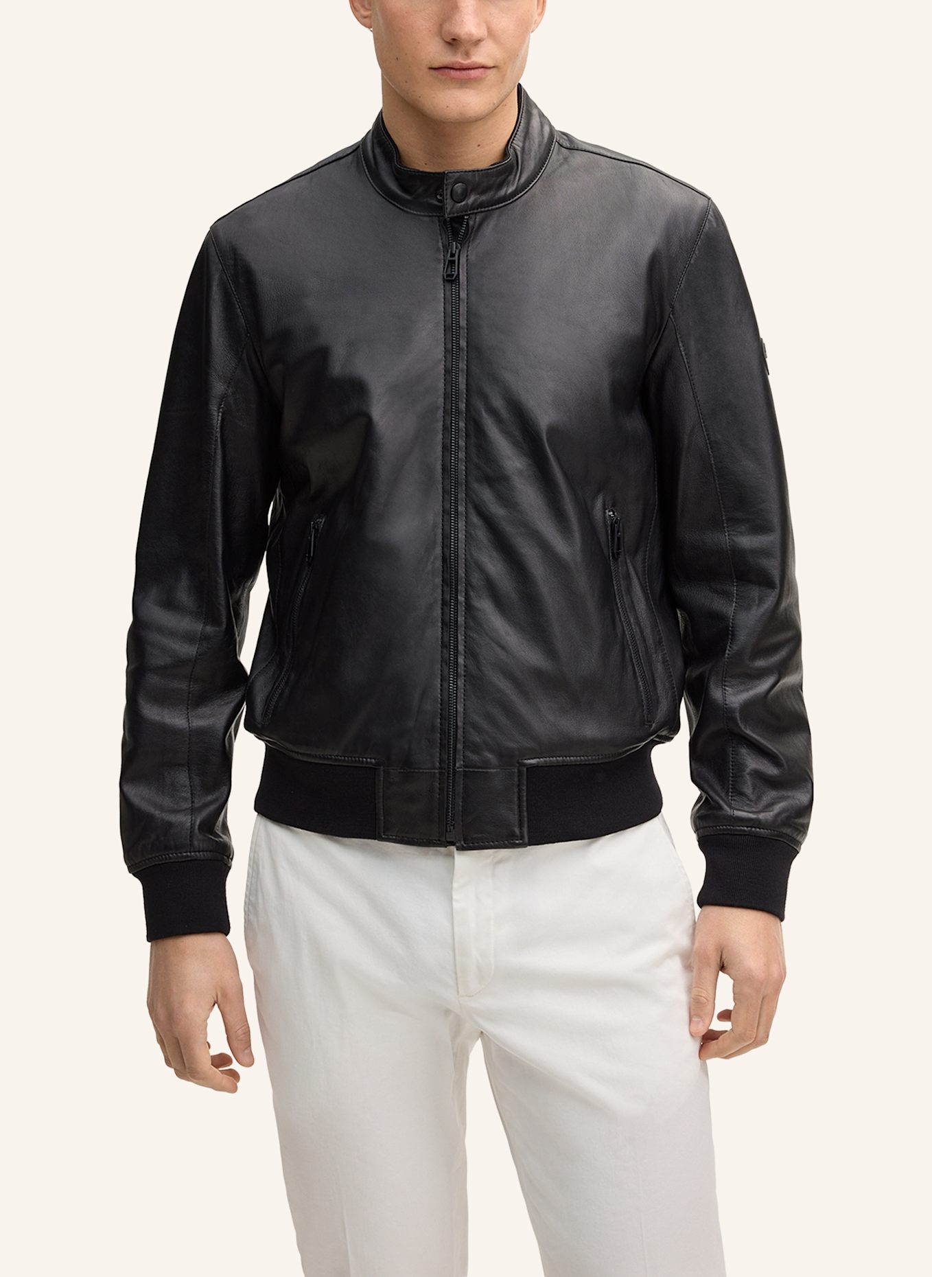 JOOP! Lederjacke: SCHWARZ