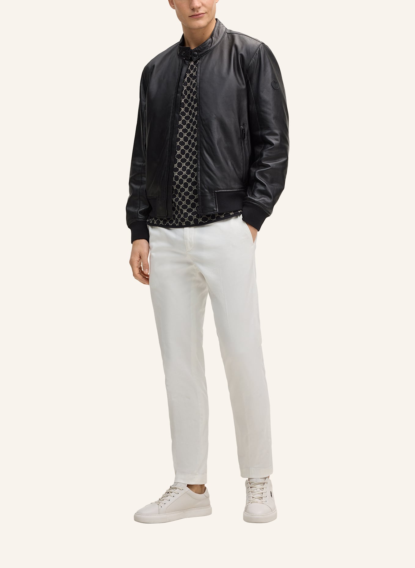 JOOP! Lederjacke: SCHWARZ