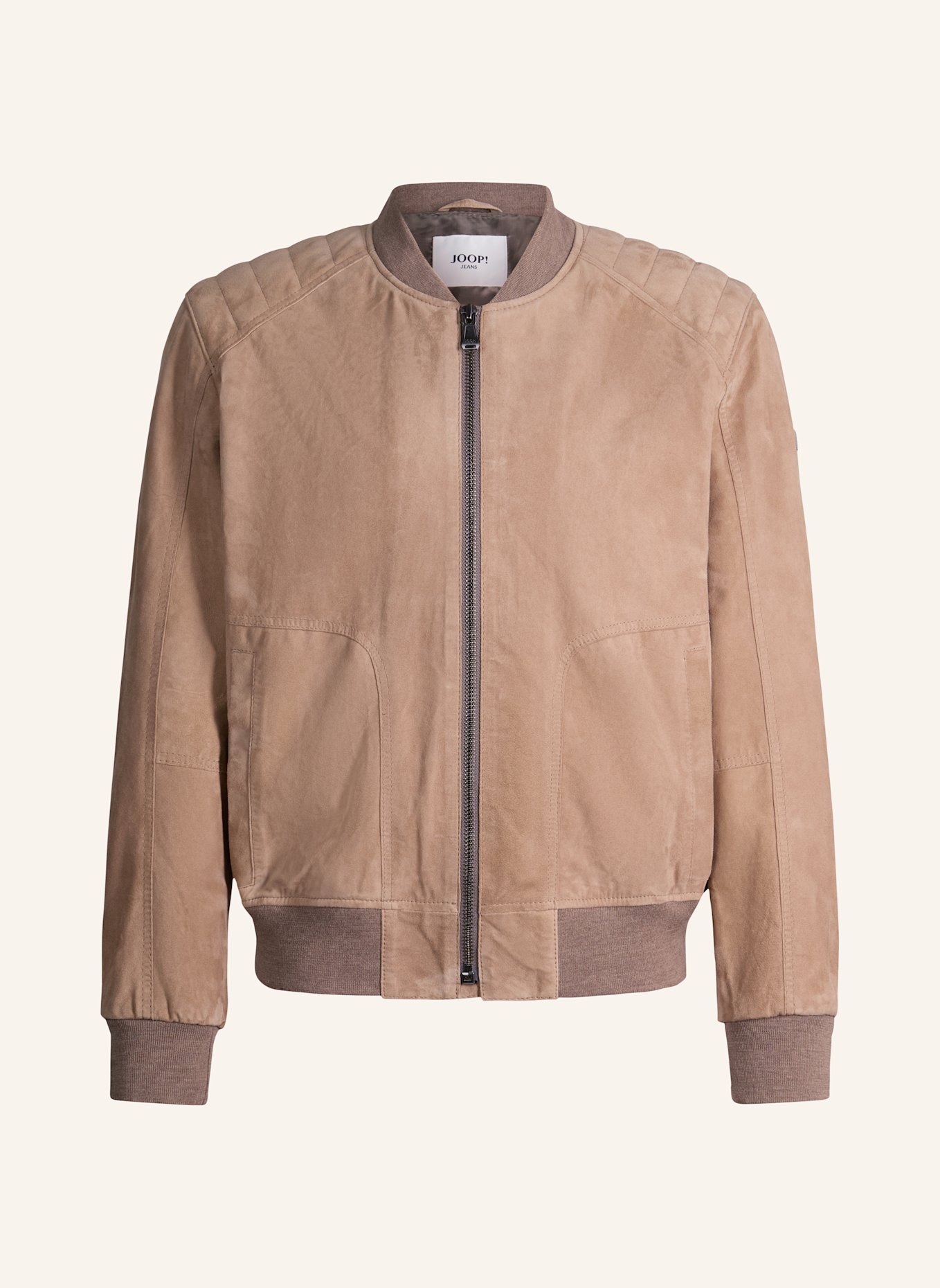 JOOP! JEANS Lederjacke: BEIGE