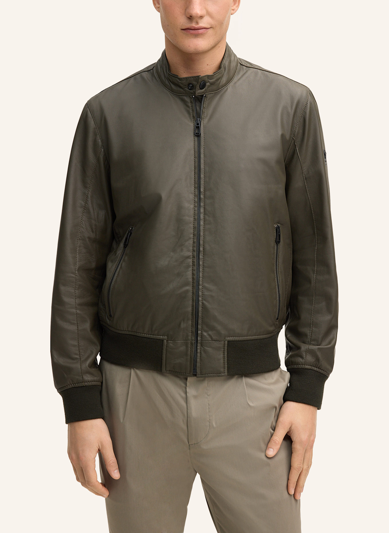 JOOP! Lederjacke: GRÜN