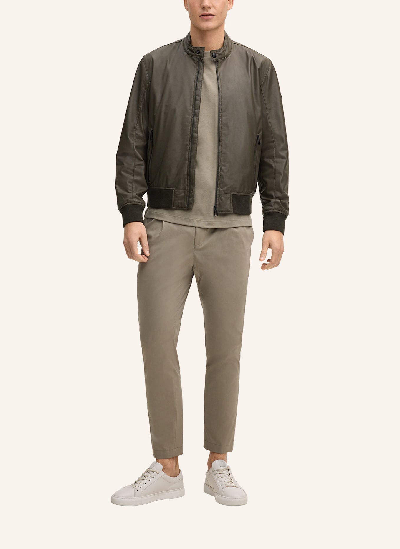 JOOP! Lederjacke: GRÜN