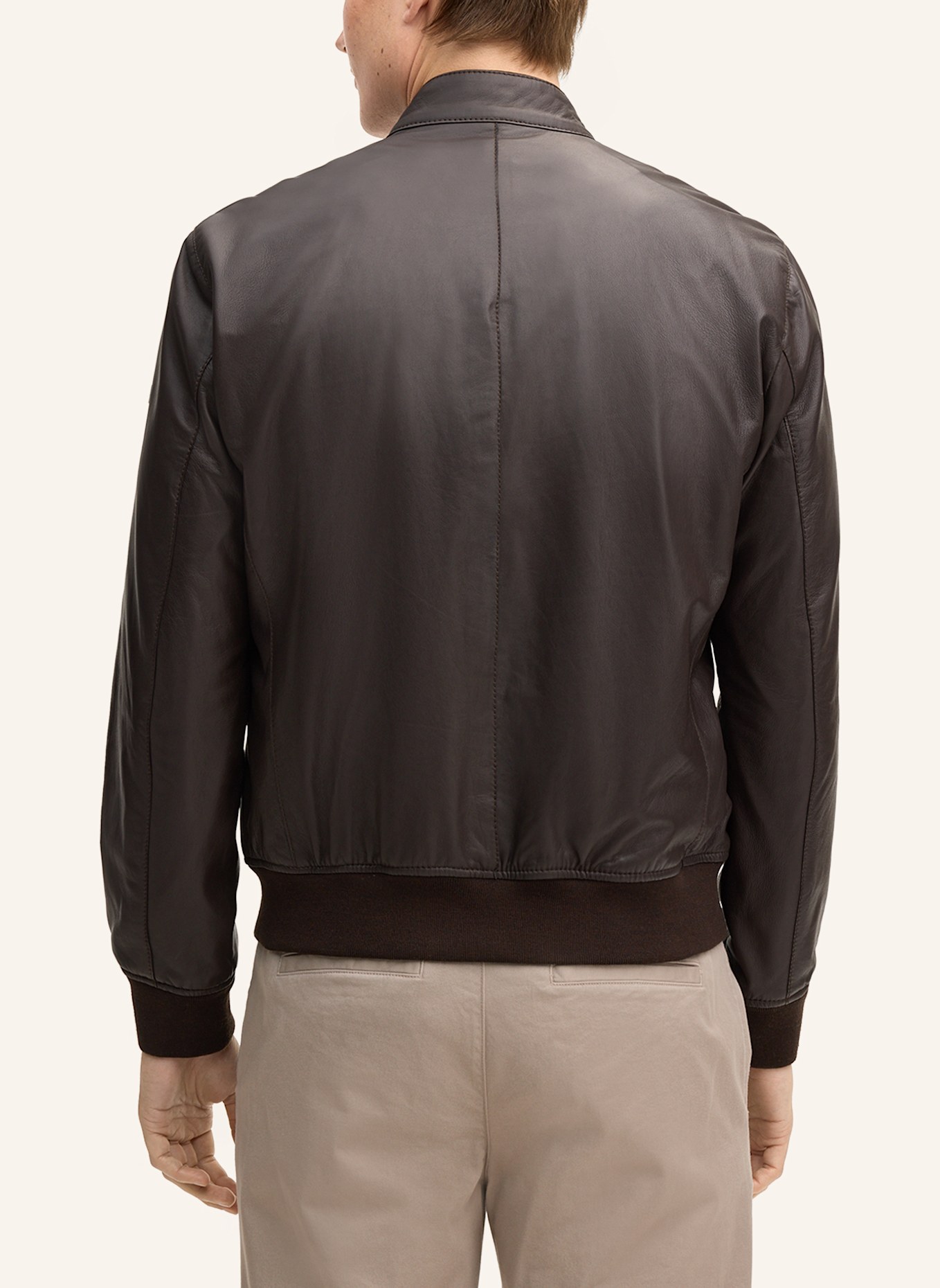 JOOP! Lederjacke: DUNKELBRAUN