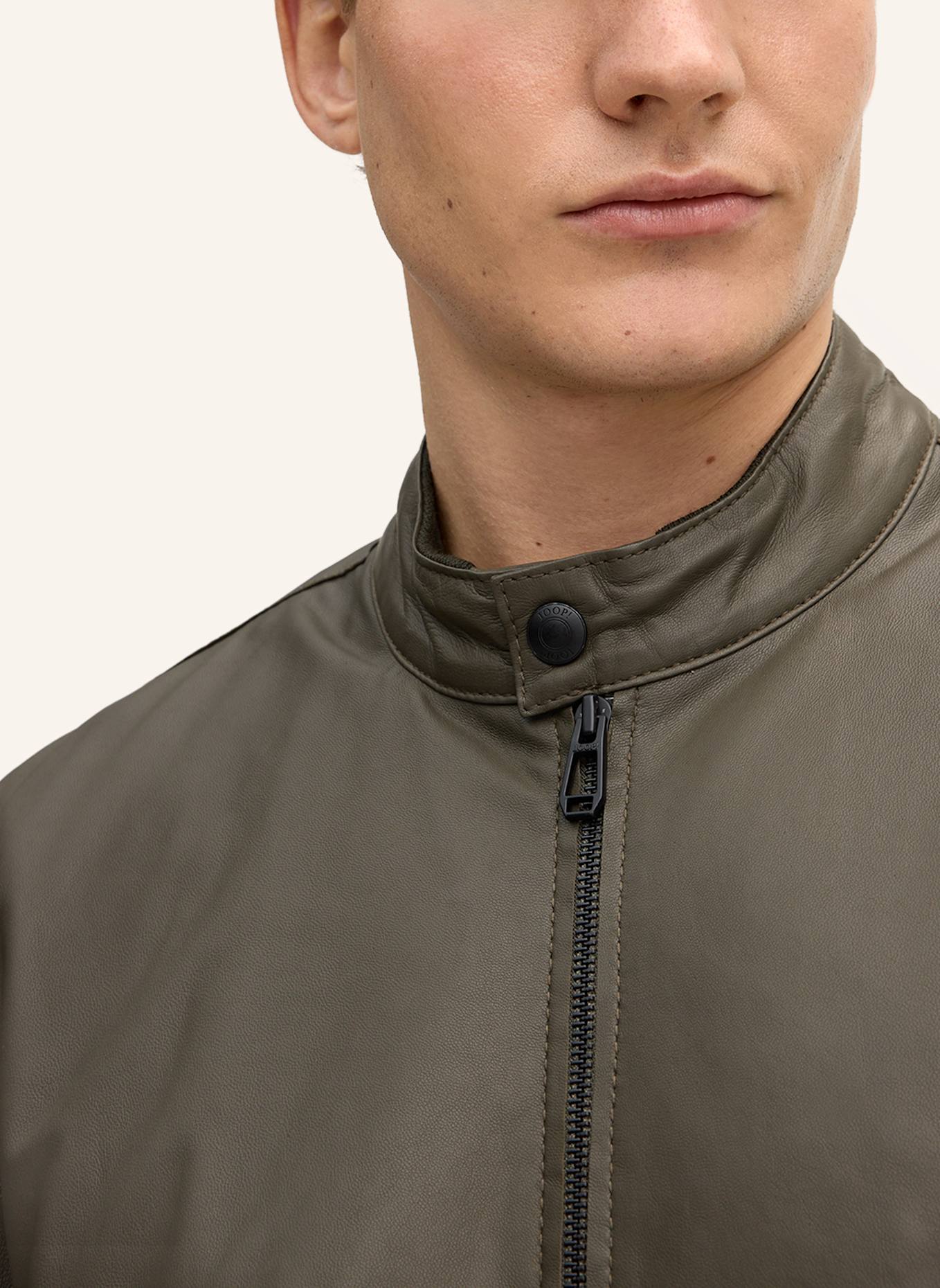 JOOP! Lederjacke: GRÜN